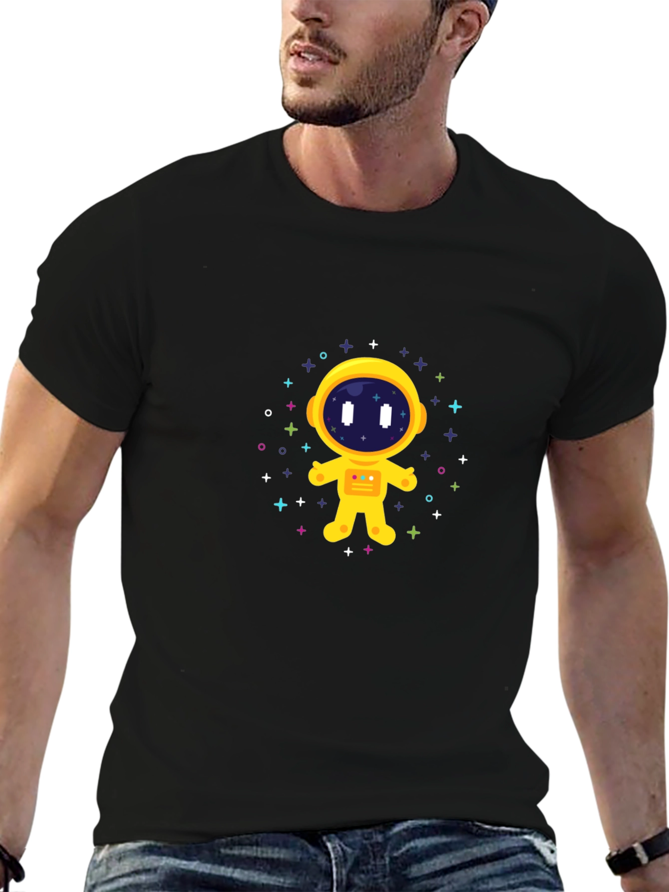 Astronaut Graphic Tee - Space Lovers T-Shirt