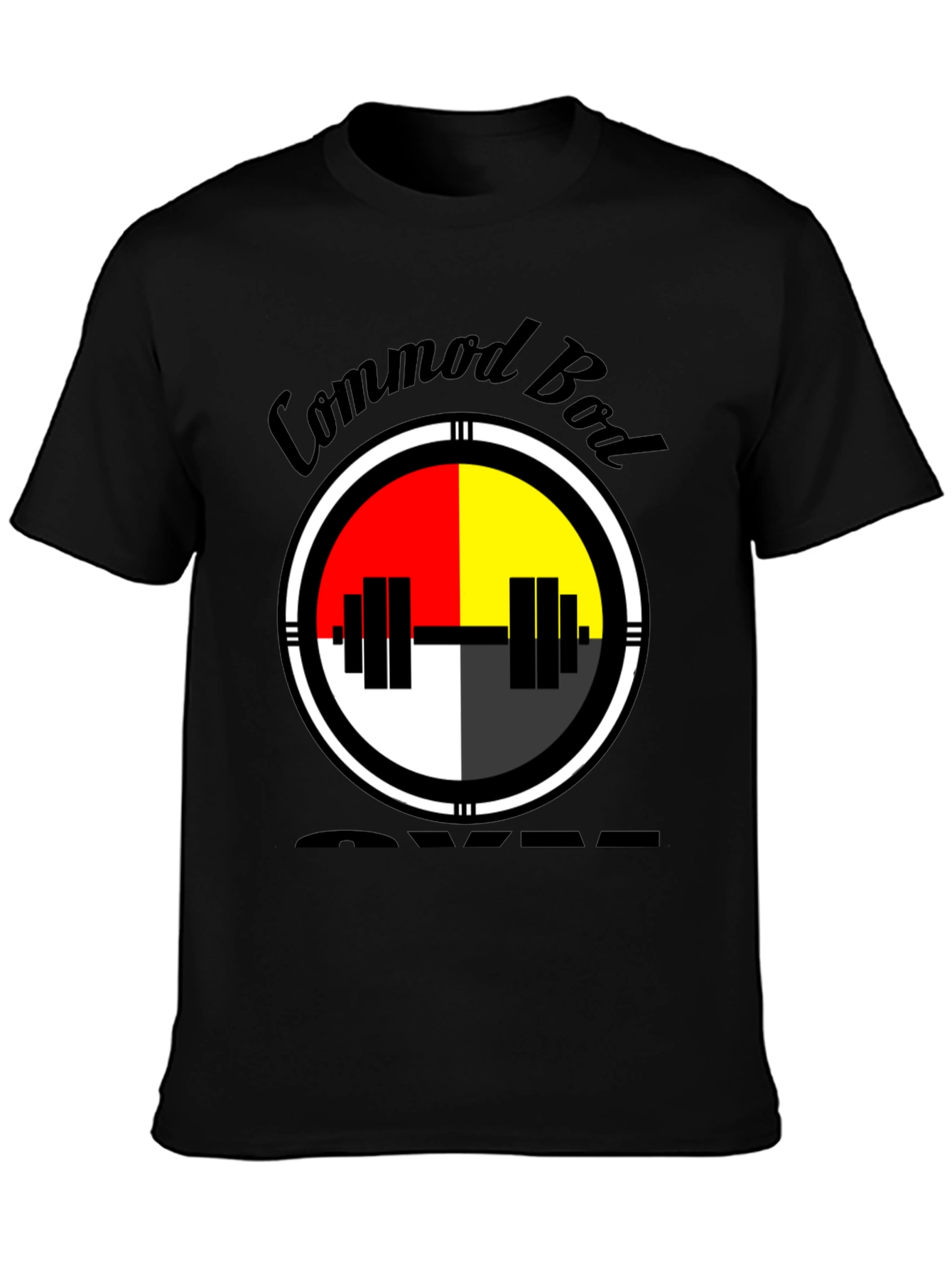 Commod Bod Gym T-Shirt - Black