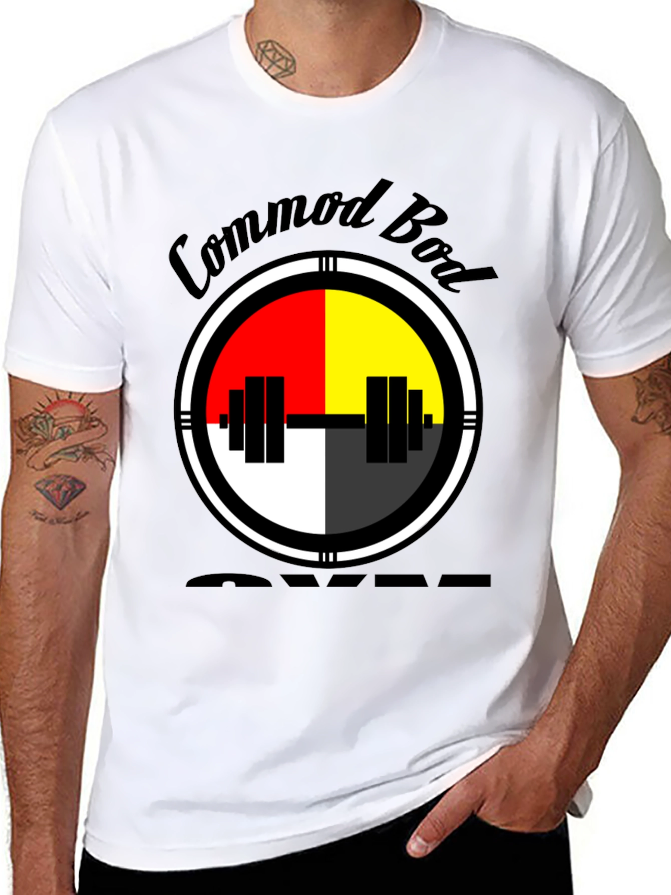 Commod Bod Gym T-Shirt - Black