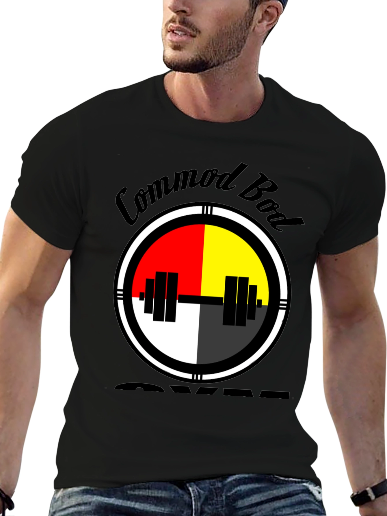 Commod Bod Gym T-Shirt - Black