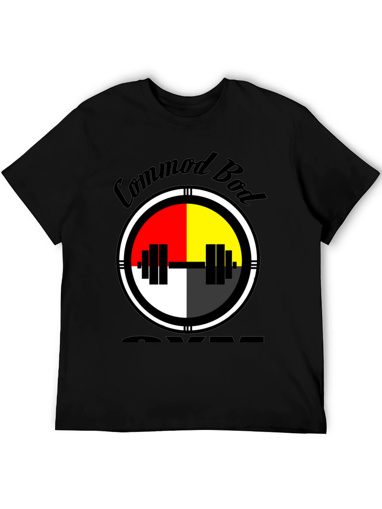 Commod Bod Gym T-Shirt - Black