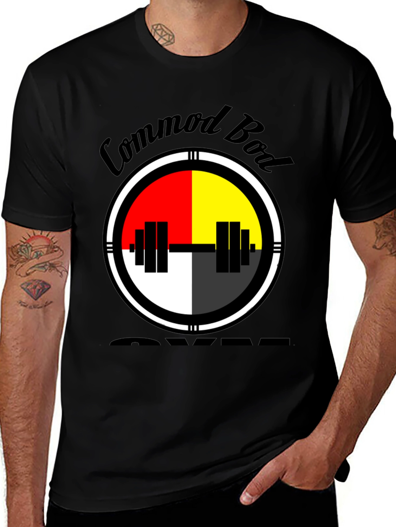 Commod Bod Gym T-Shirt - Black