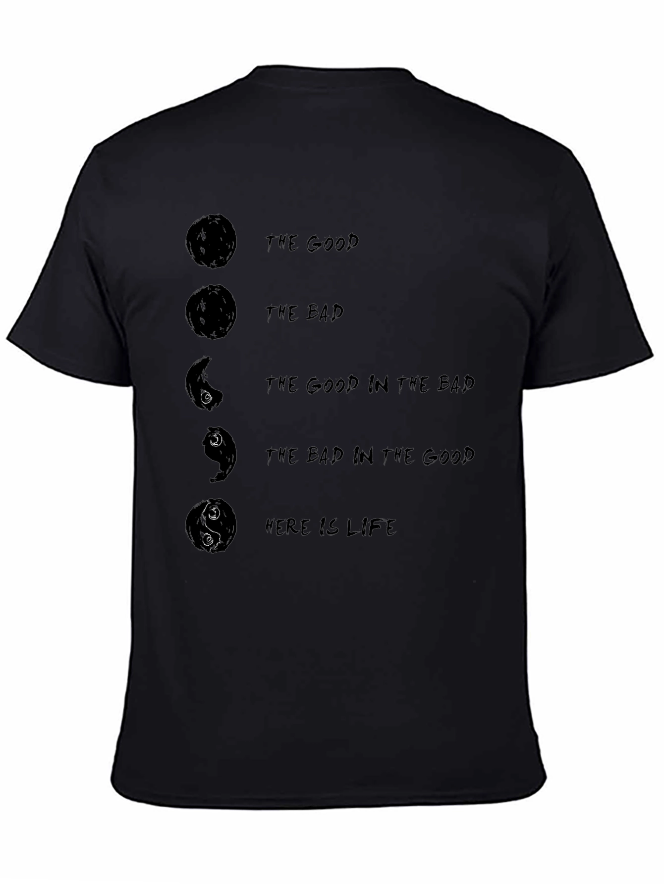 Yin Yang Life Philosophy T-Shirt