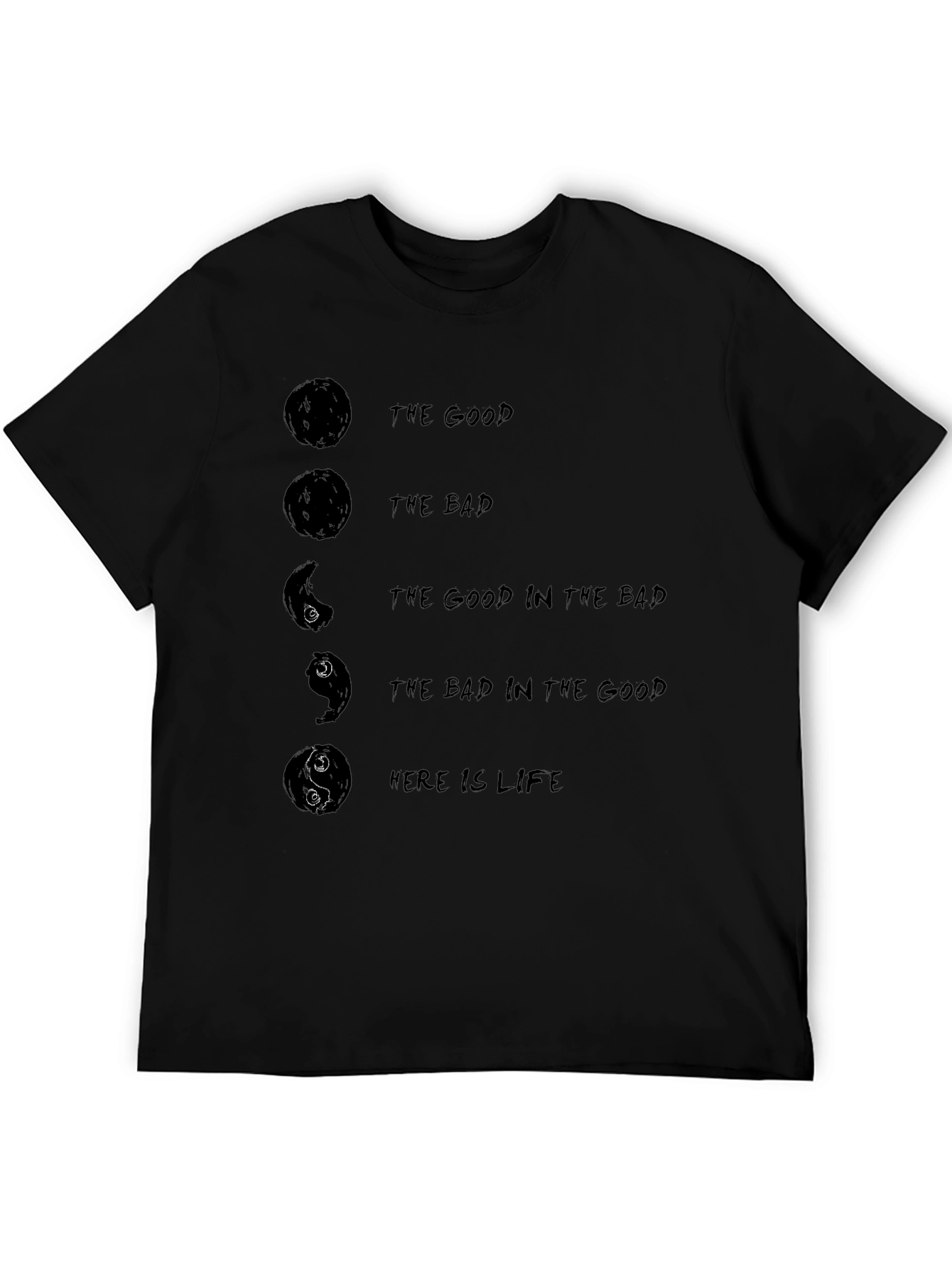 Yin Yang Life Philosophy T-Shirt