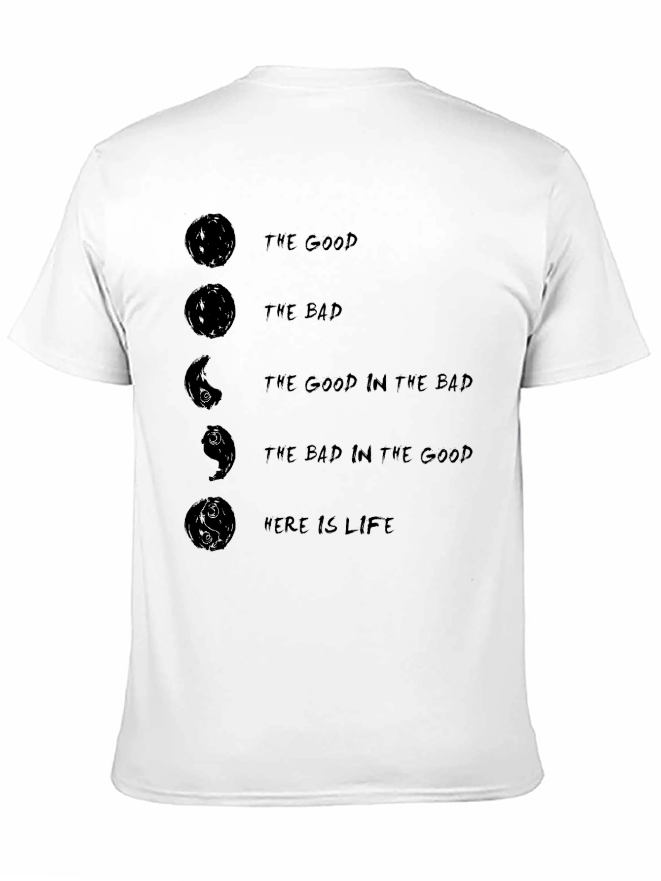 Yin Yang Life Philosophy T-Shirt