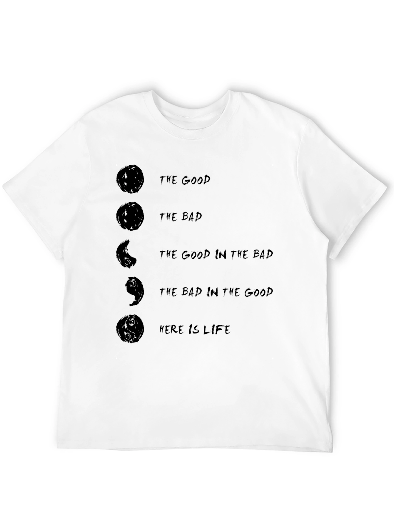 Yin Yang Life Philosophy T-Shirt