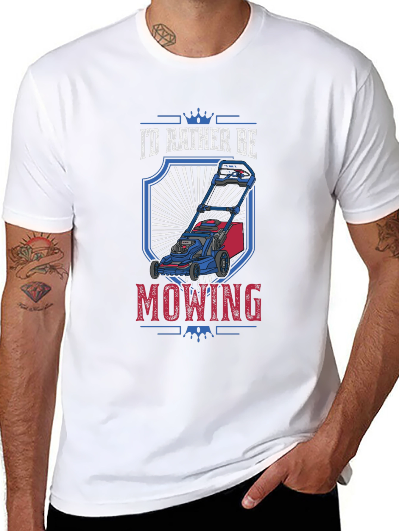 Id Rather Be Mowing T-Shirt