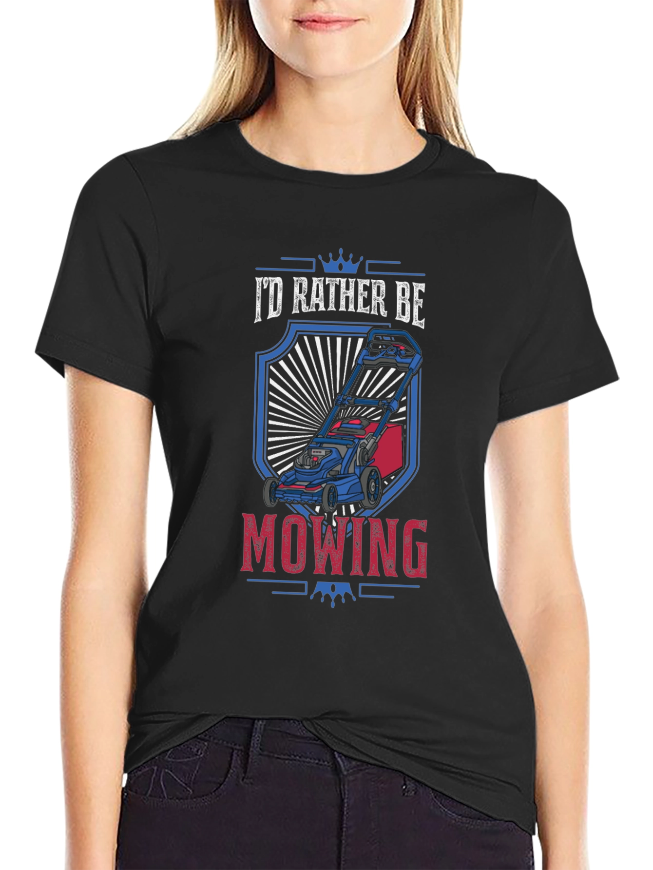 Id Rather Be Mowing T-Shirt