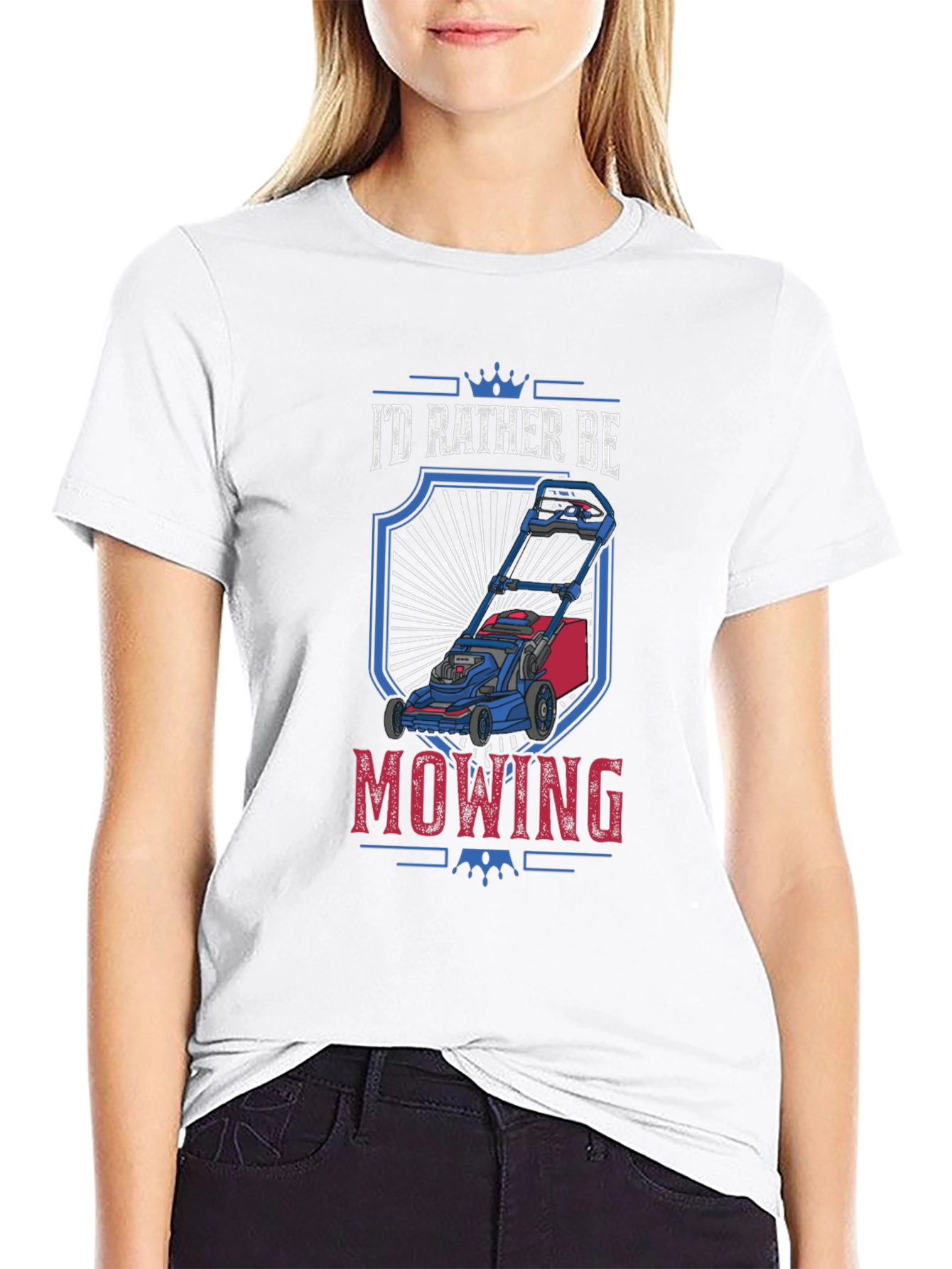 Id Rather Be Mowing T-Shirt