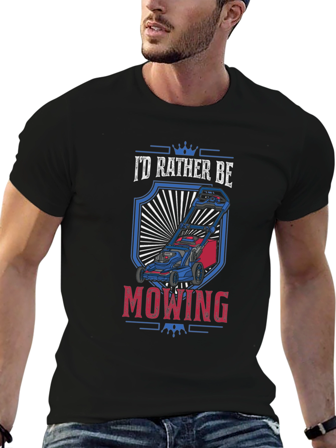 Id Rather Be Mowing T-Shirt