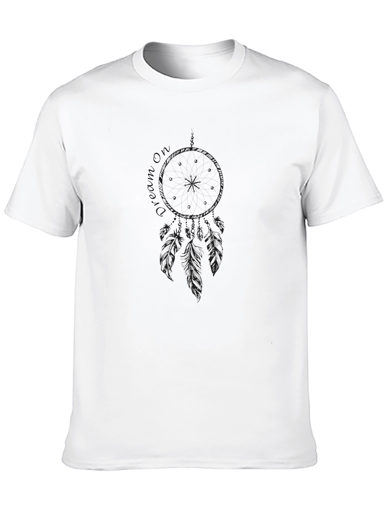 Dream On Black Graphic Tee