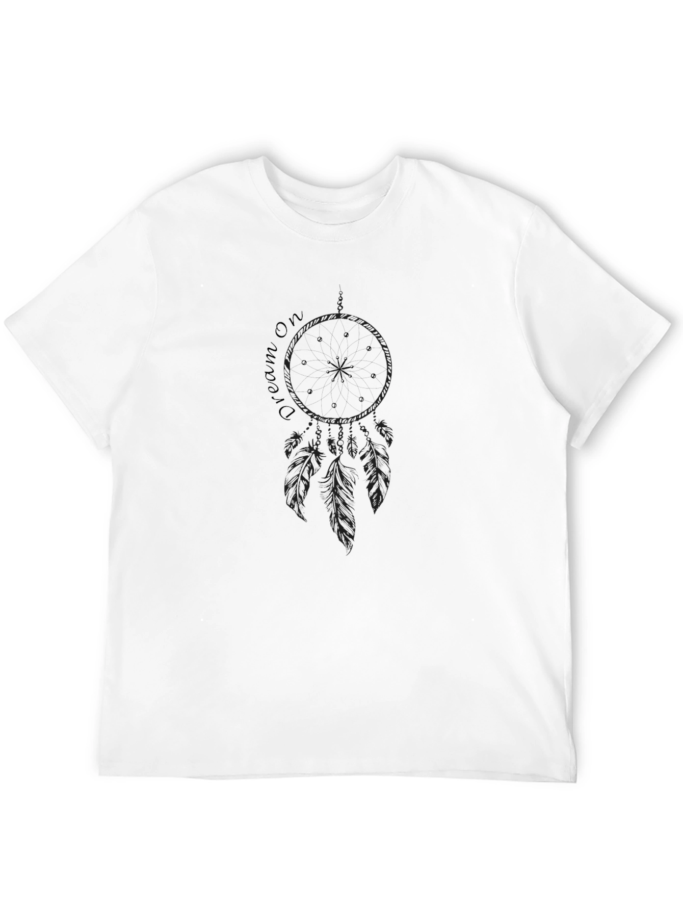 Dream On Black Graphic Tee