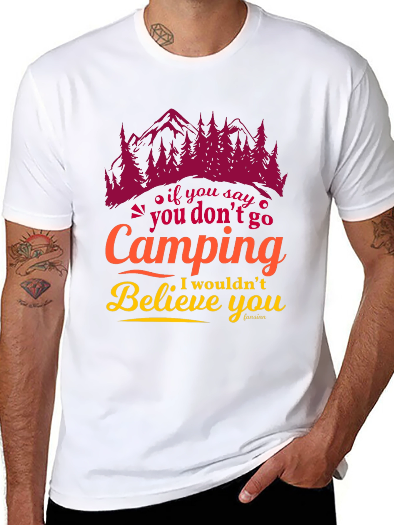 Camping Graphic Tee - Believe You Camping Lover