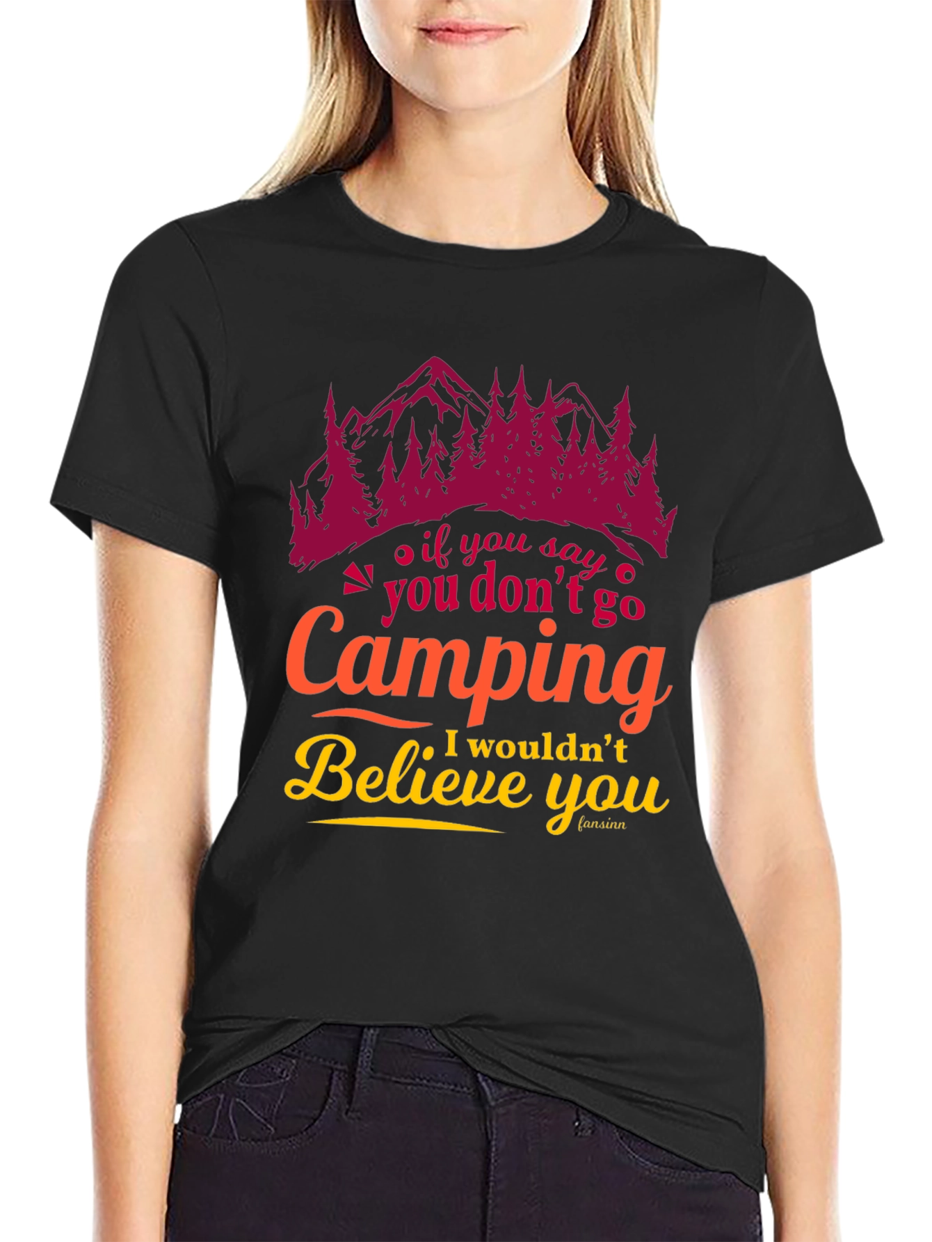 Camping Graphic Tee - Believe You Camping Lover