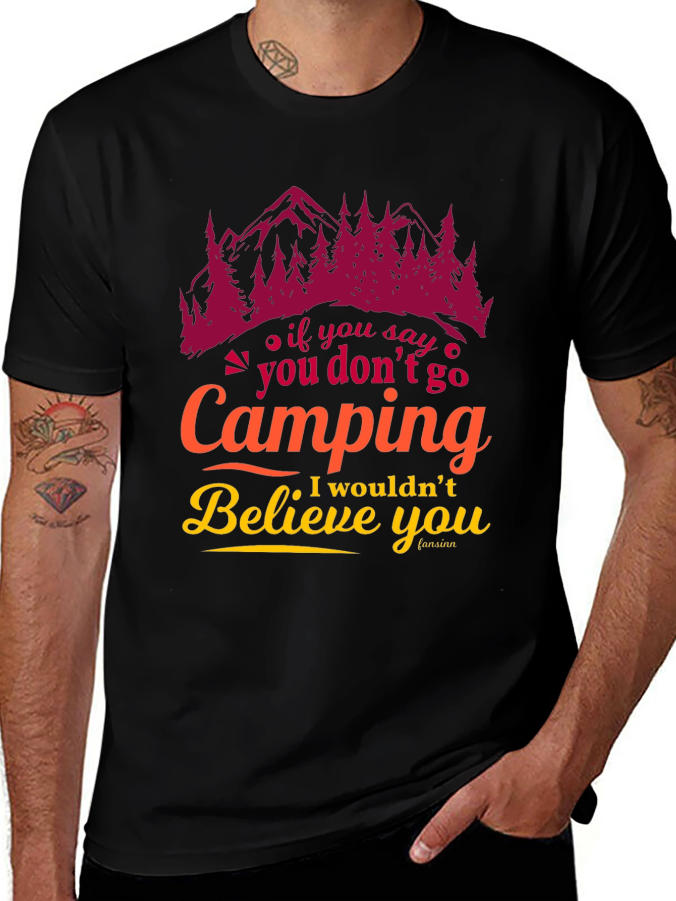 Camping Graphic Tee - Believe You Camping Lover