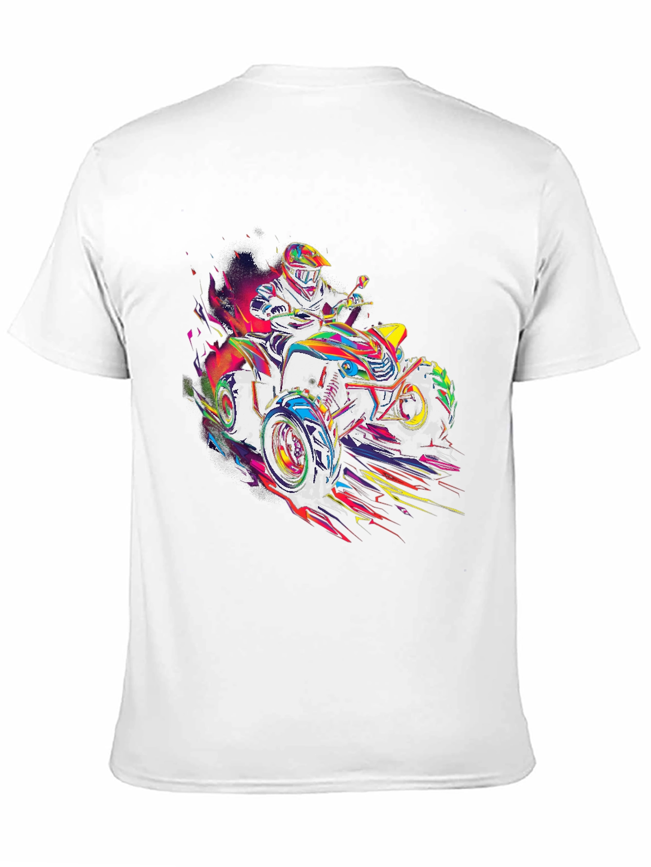 ATV Rider Graphic T-Shirt - Black