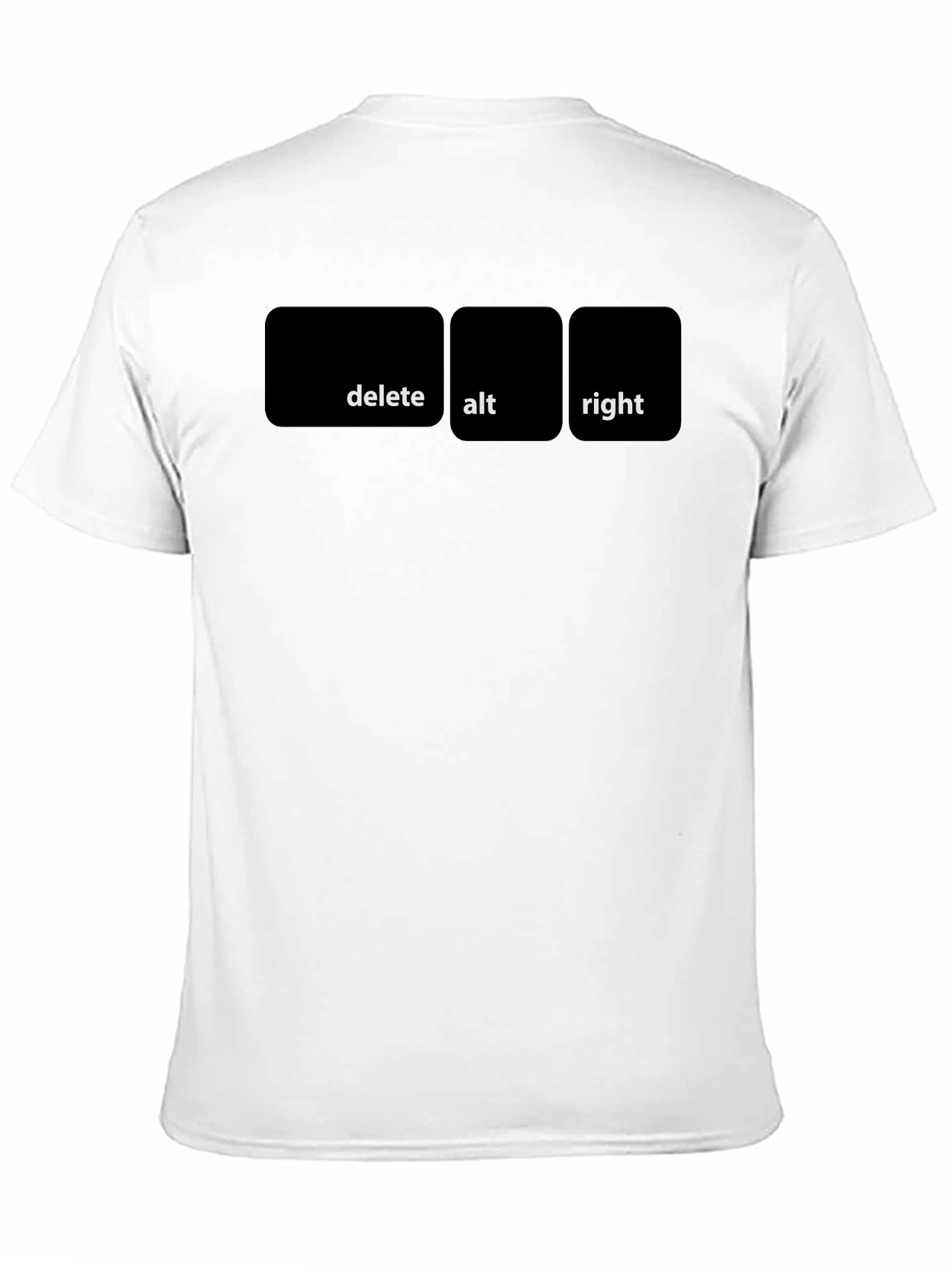 Delete Alt Right Mens Black Graphic Tee
