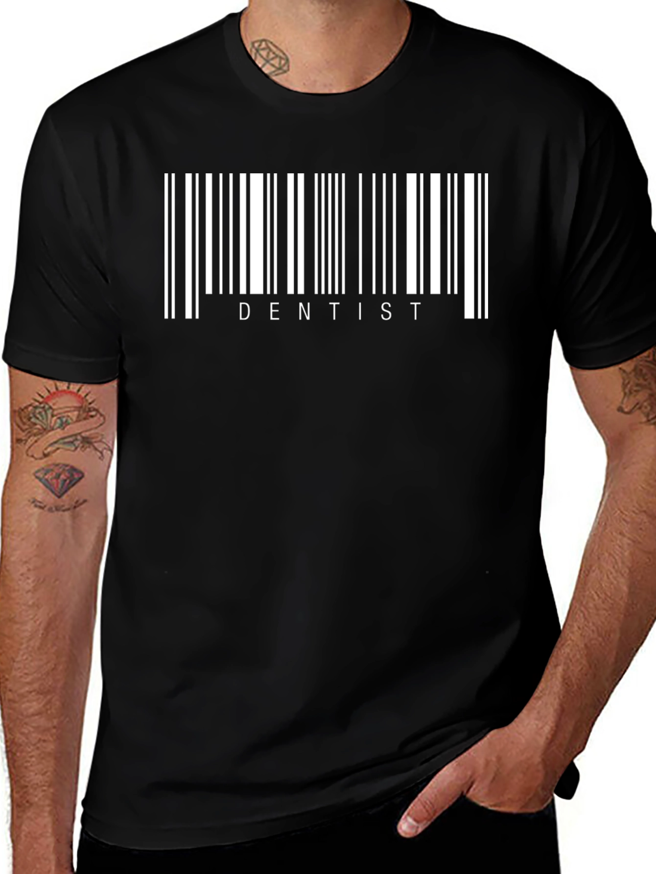 Dentist Barcode T-Shirt - Funny Dental Humor Tee