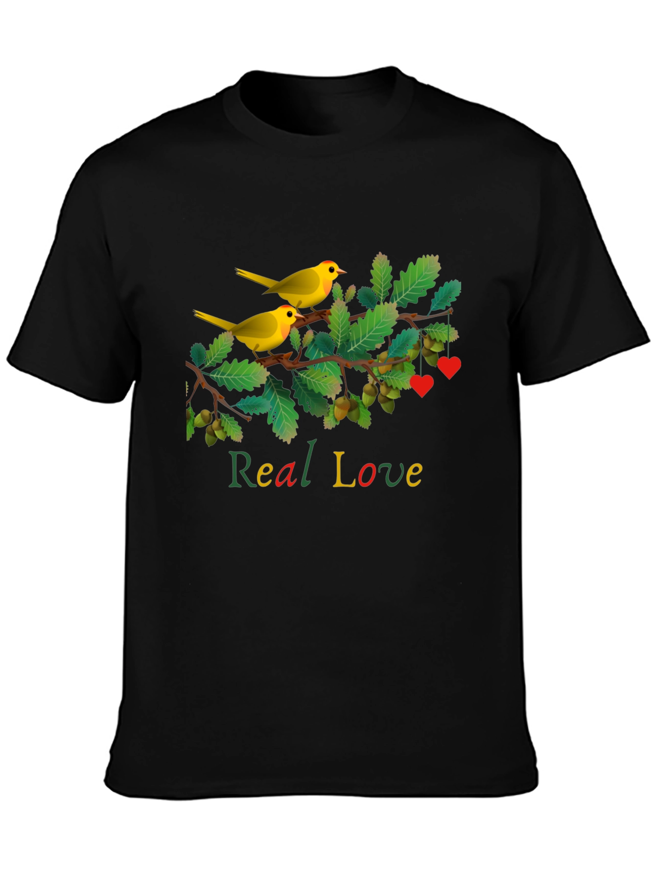 Real Love Bird Branch Graphic Tee