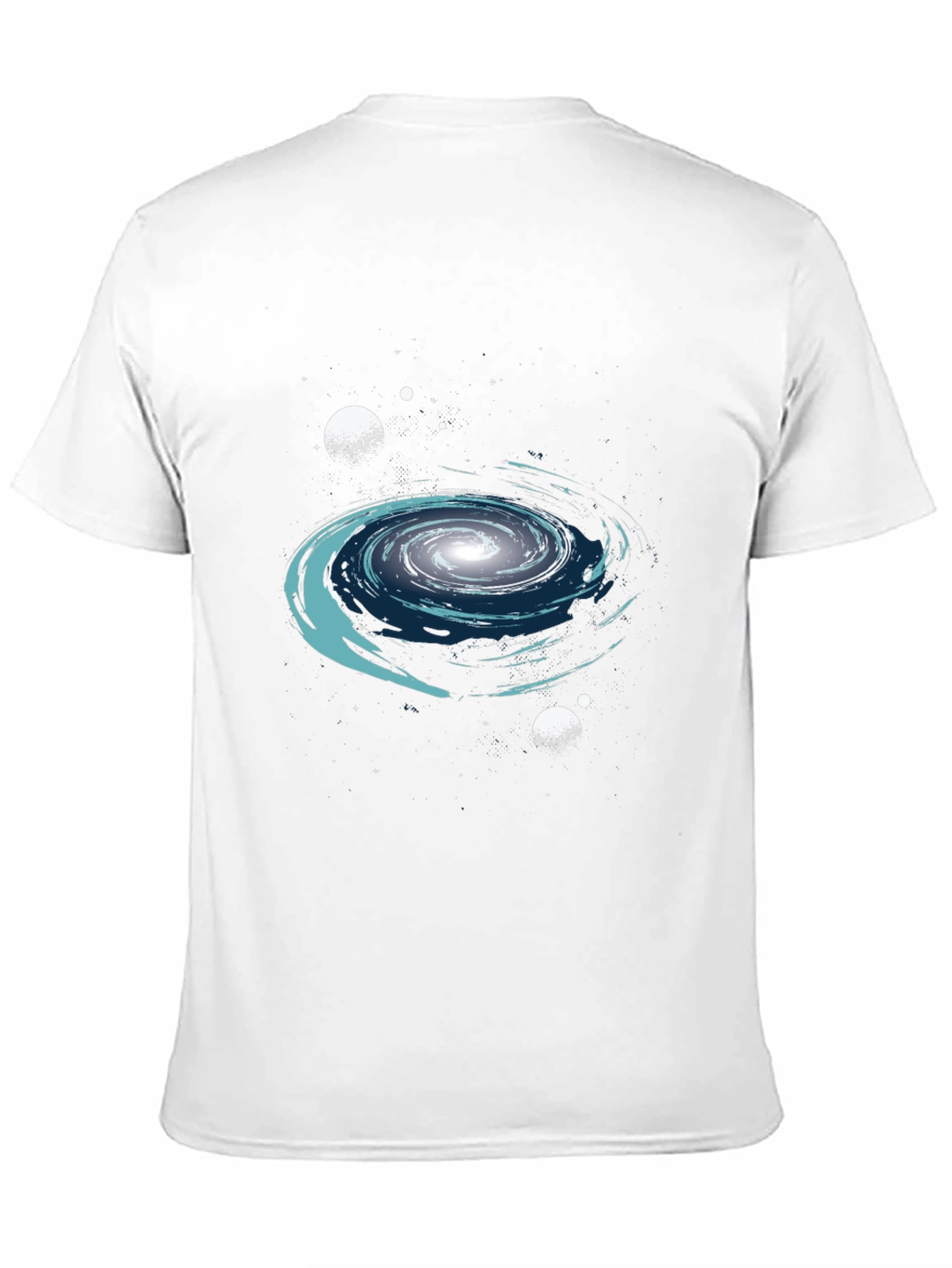 Galaxy Graphic Print Crew Neck T-Shirt