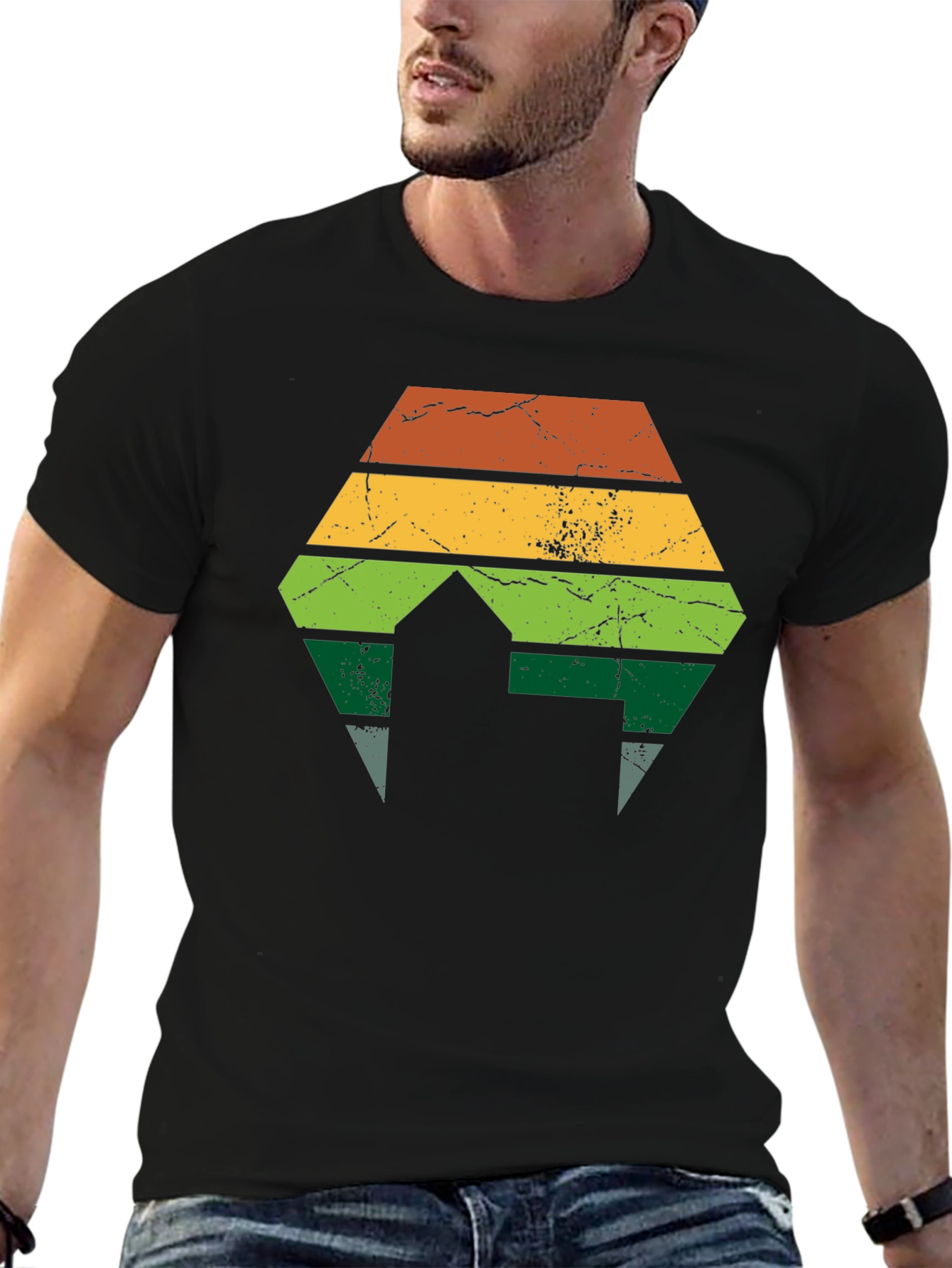Retro Hexagon Graphic Tee