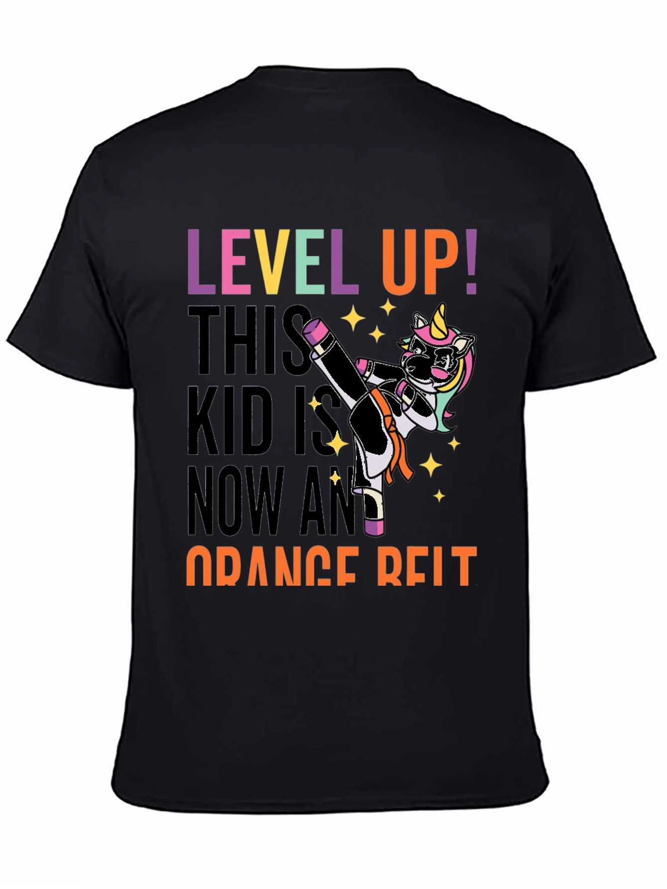 Level Up Orange Belt Kid T-Shirt