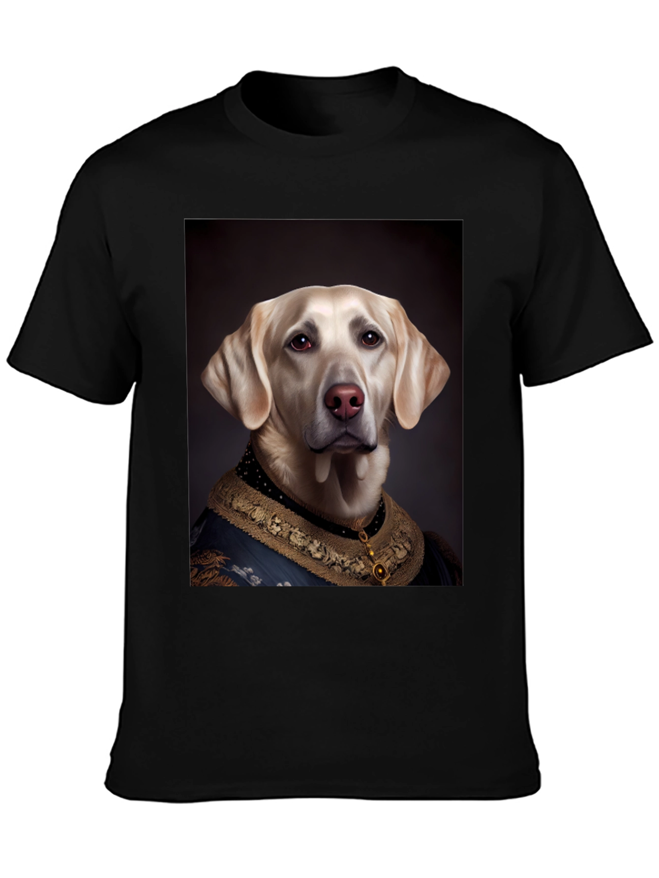 Regal Dog T-Shirt: Royal Labrador Portrait