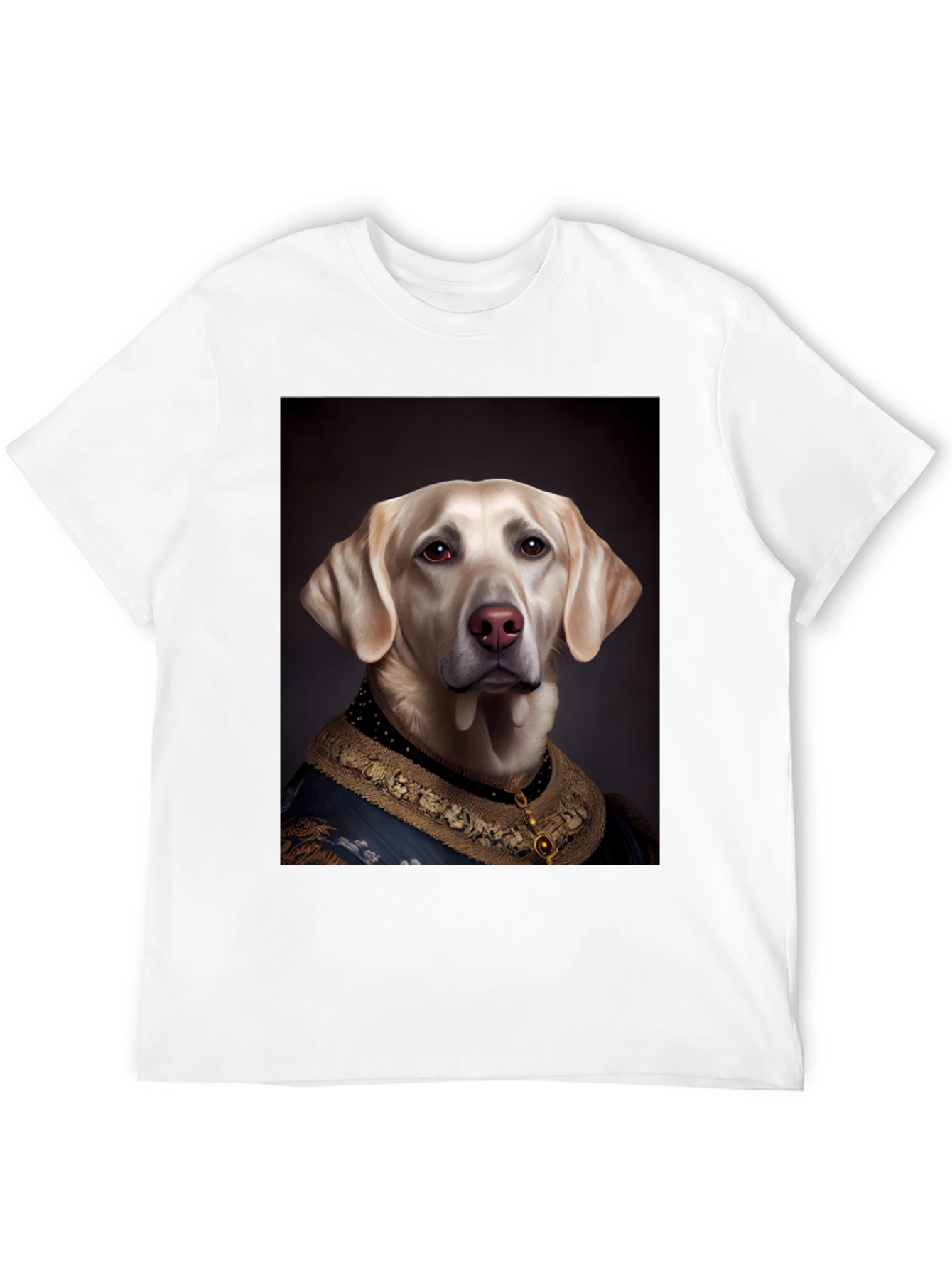 Regal Dog T-Shirt: Royal Labrador Portrait