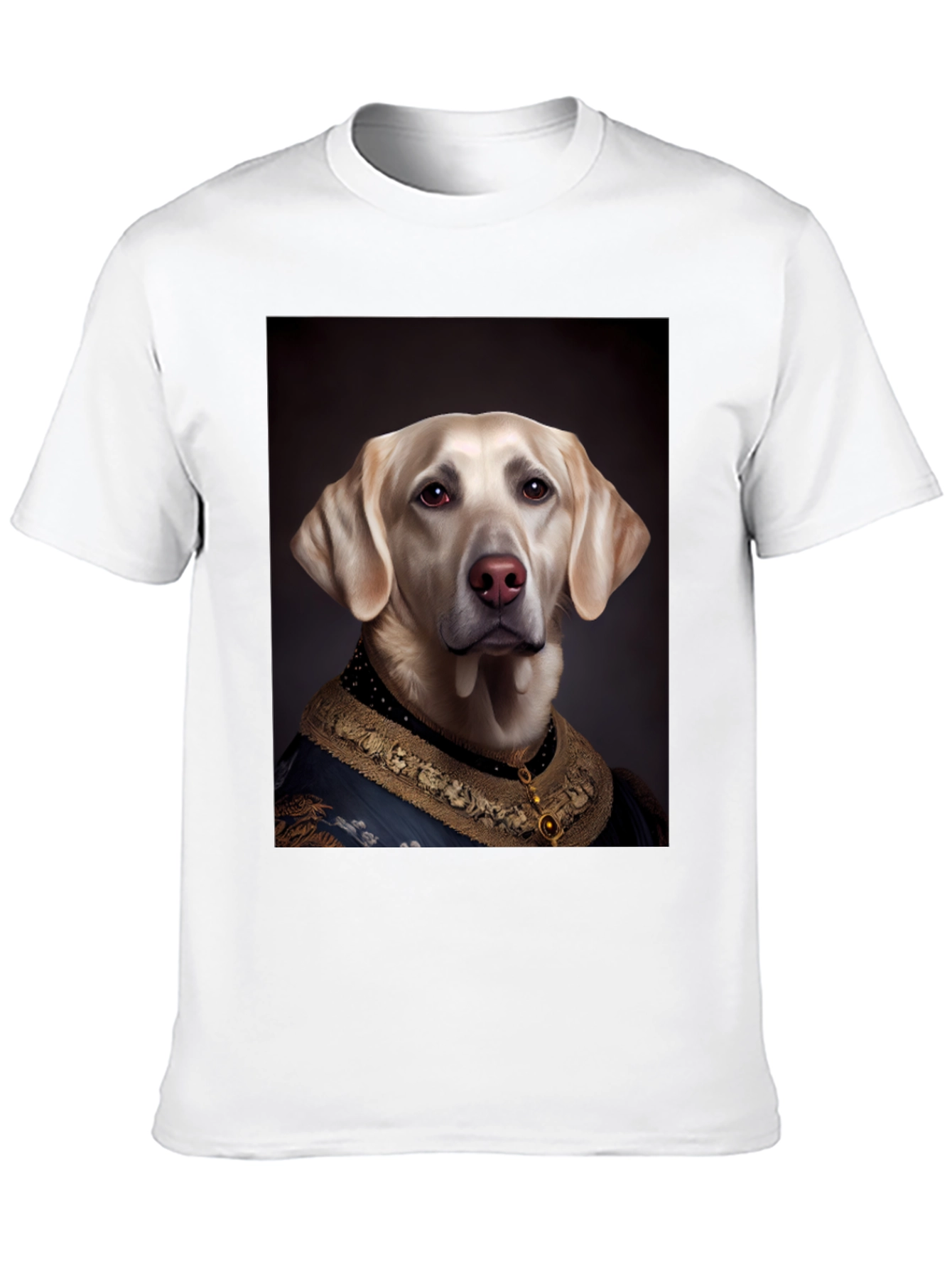 Regal Dog T-Shirt: Royal Labrador Portrait