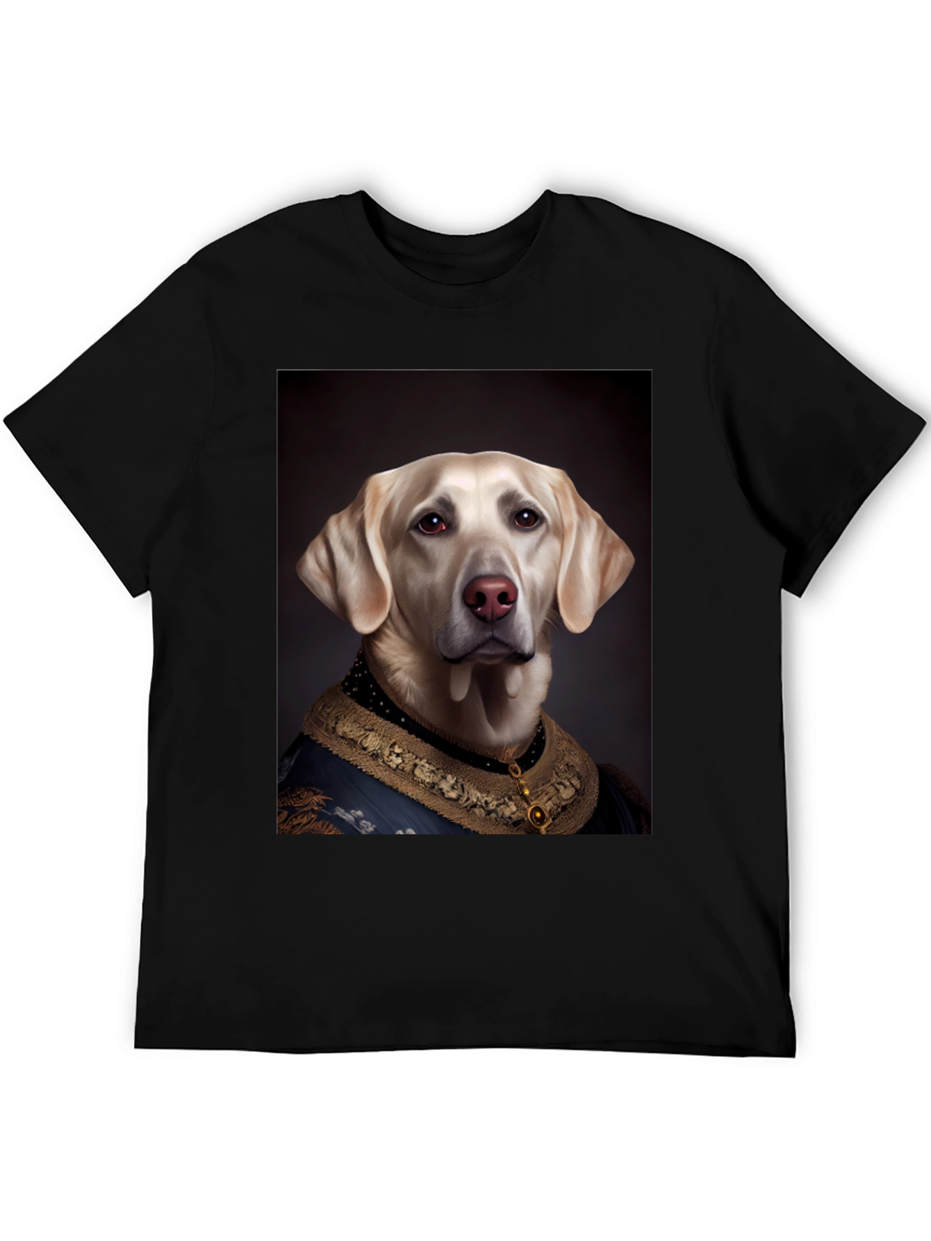Regal Dog T-Shirt: Royal Labrador Portrait