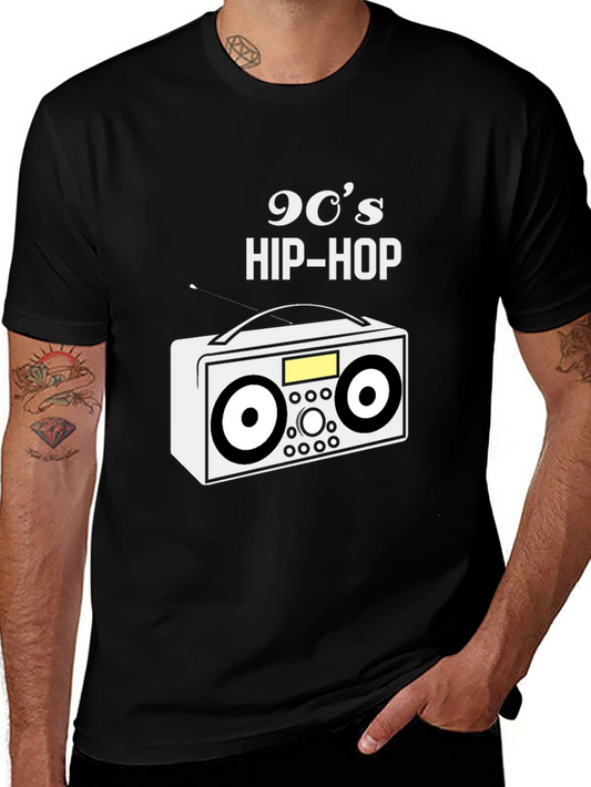 90s Hip-Hop Radio Graphic Tee