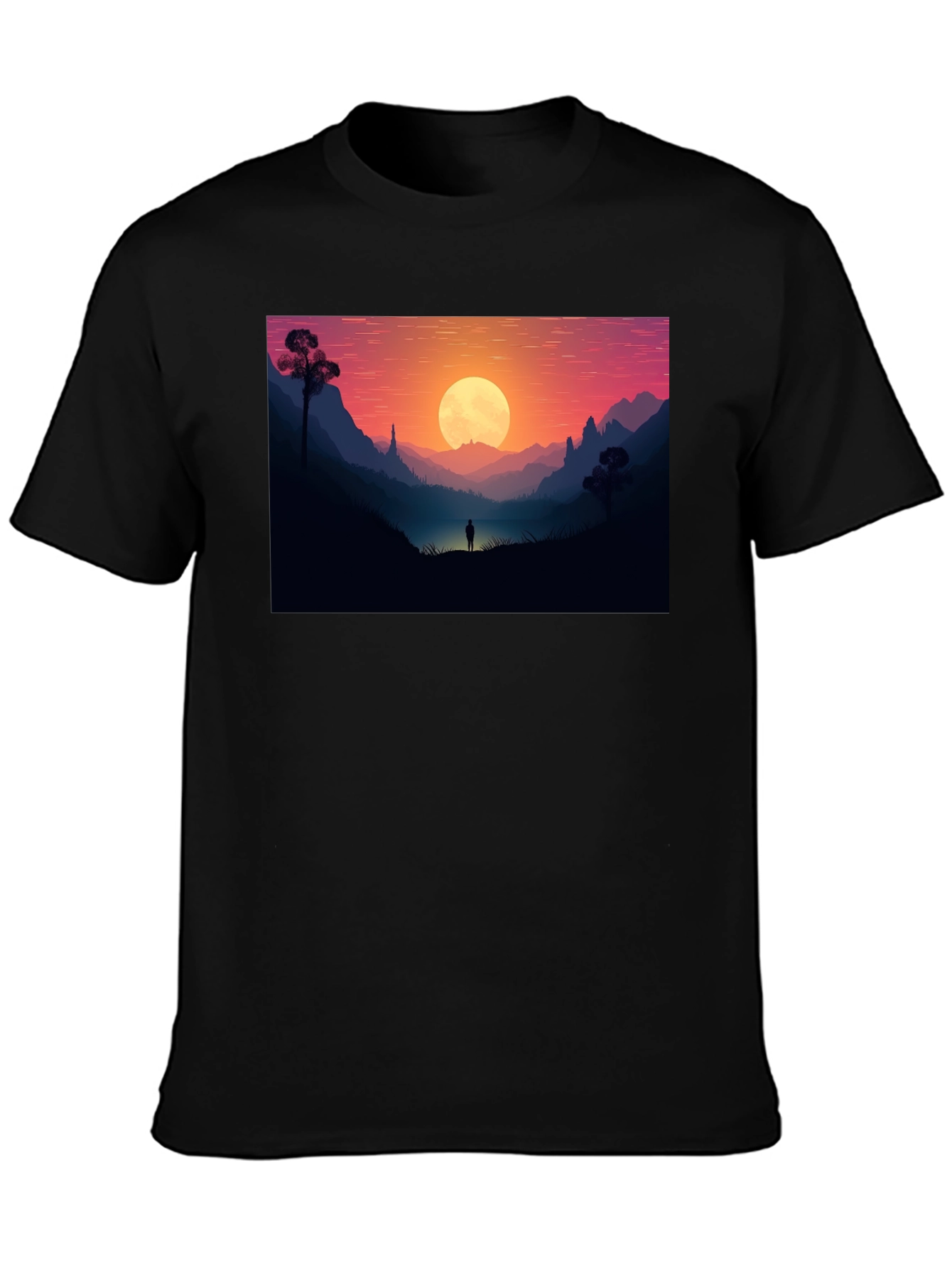 Sunset Silhouette Graphic Tee