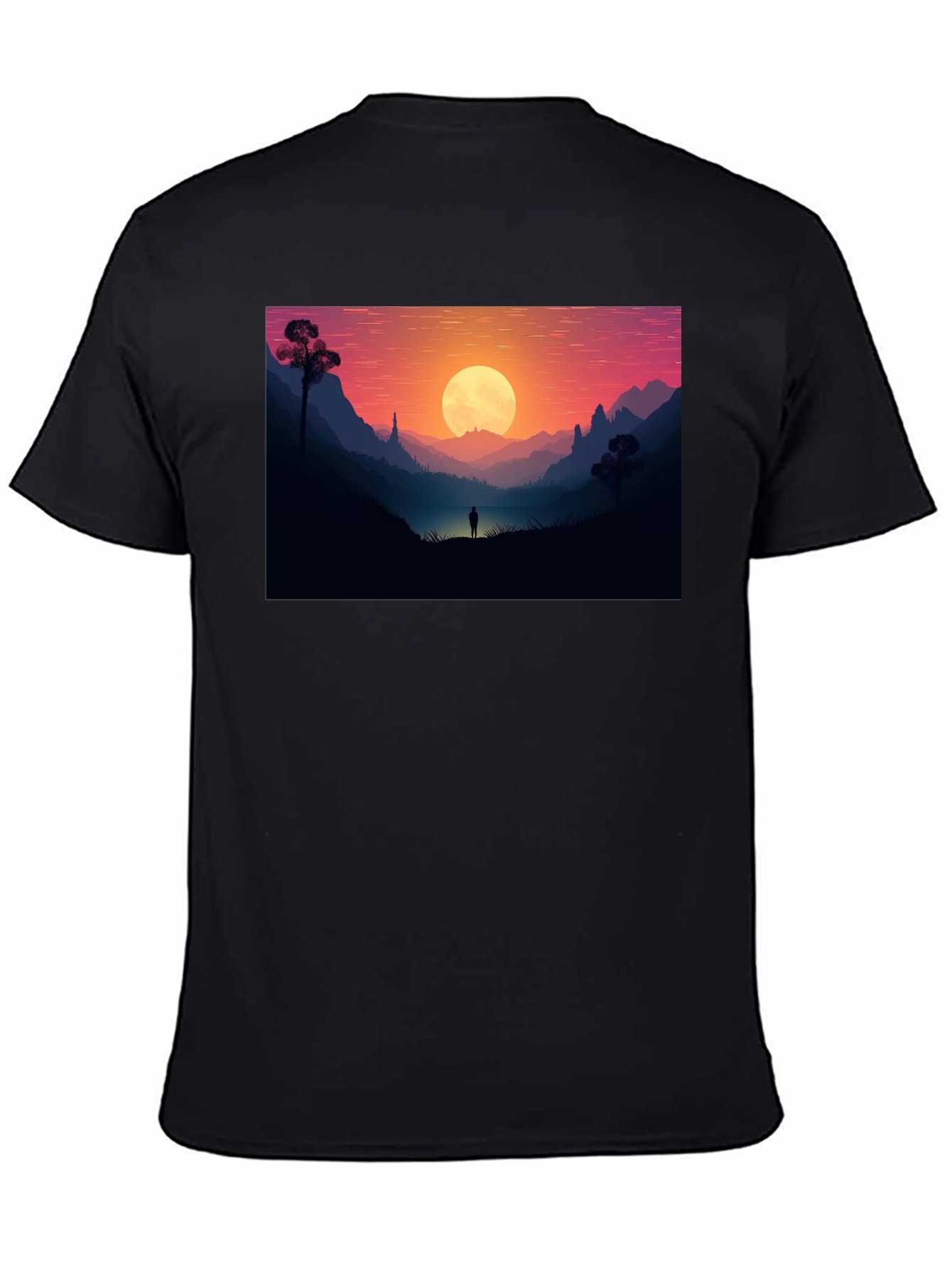 Sunset Silhouette Graphic Tee