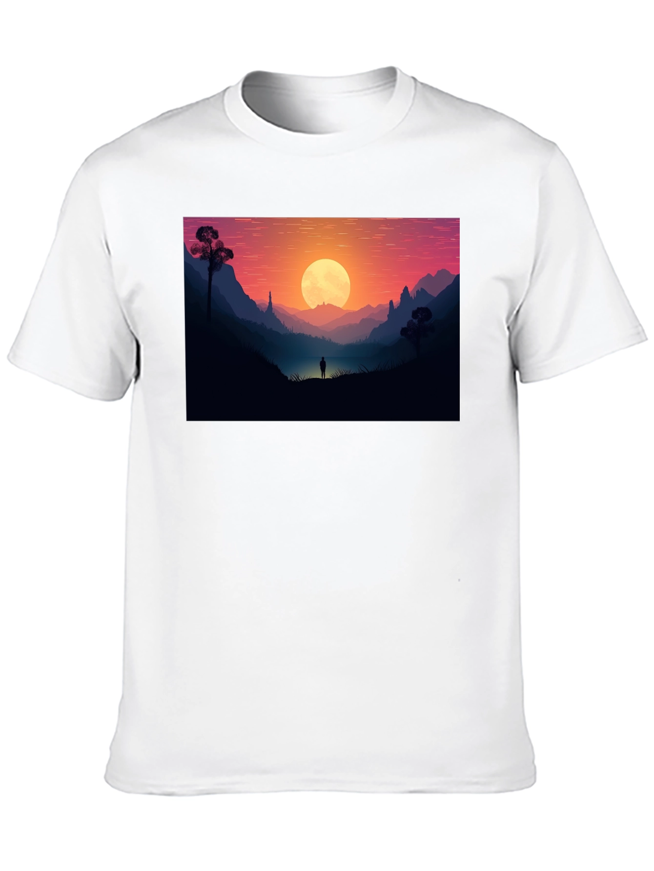 Sunset Silhouette Graphic Tee