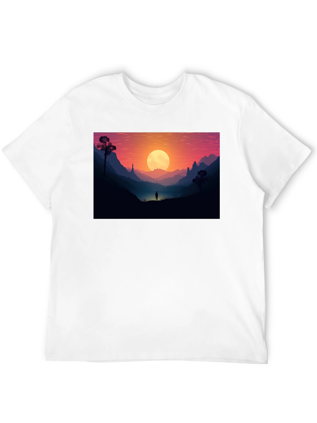 Sunset Silhouette Graphic Tee