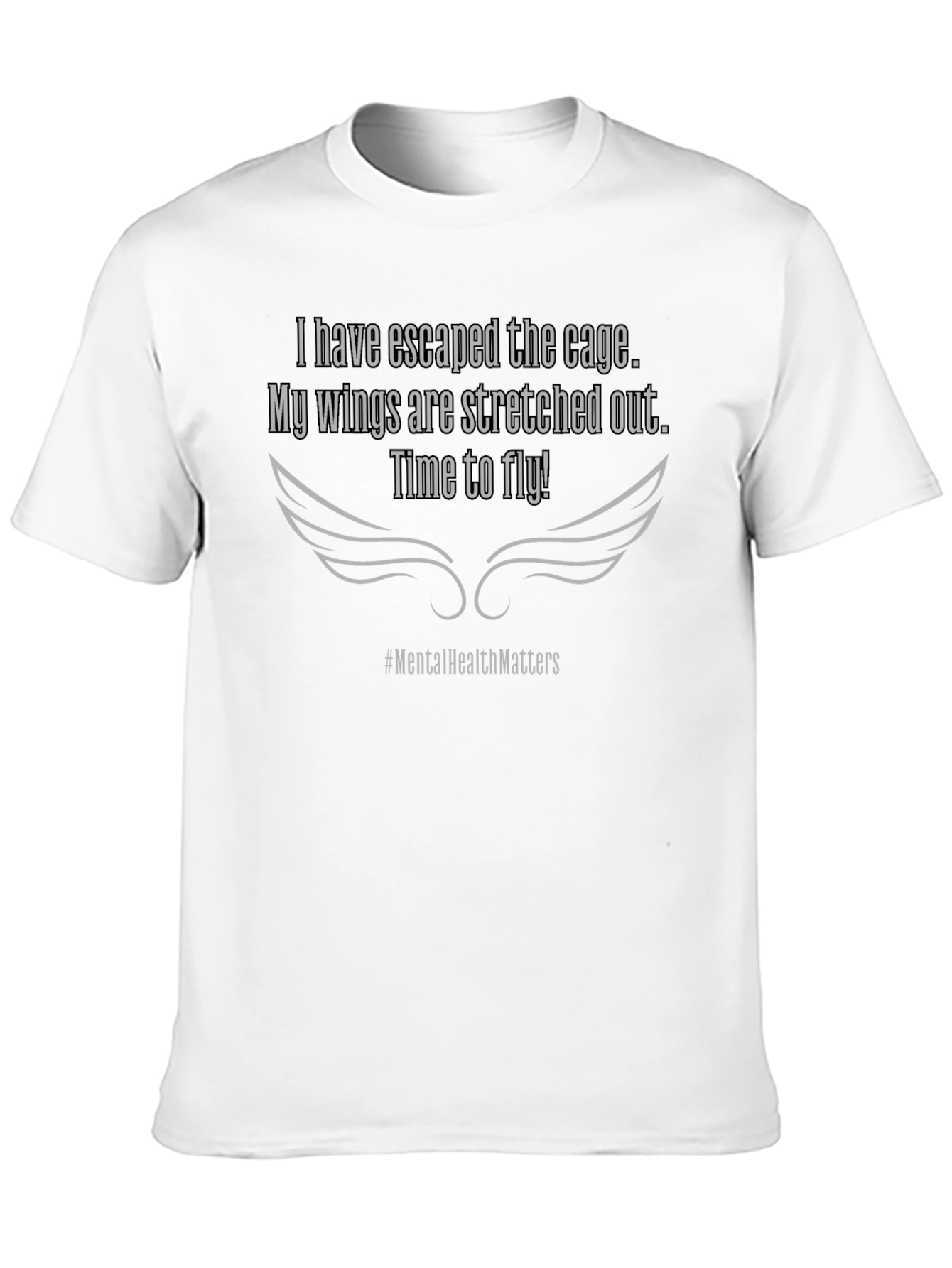Mental Health Matters T-Shirt: Freedom Wings Tee
