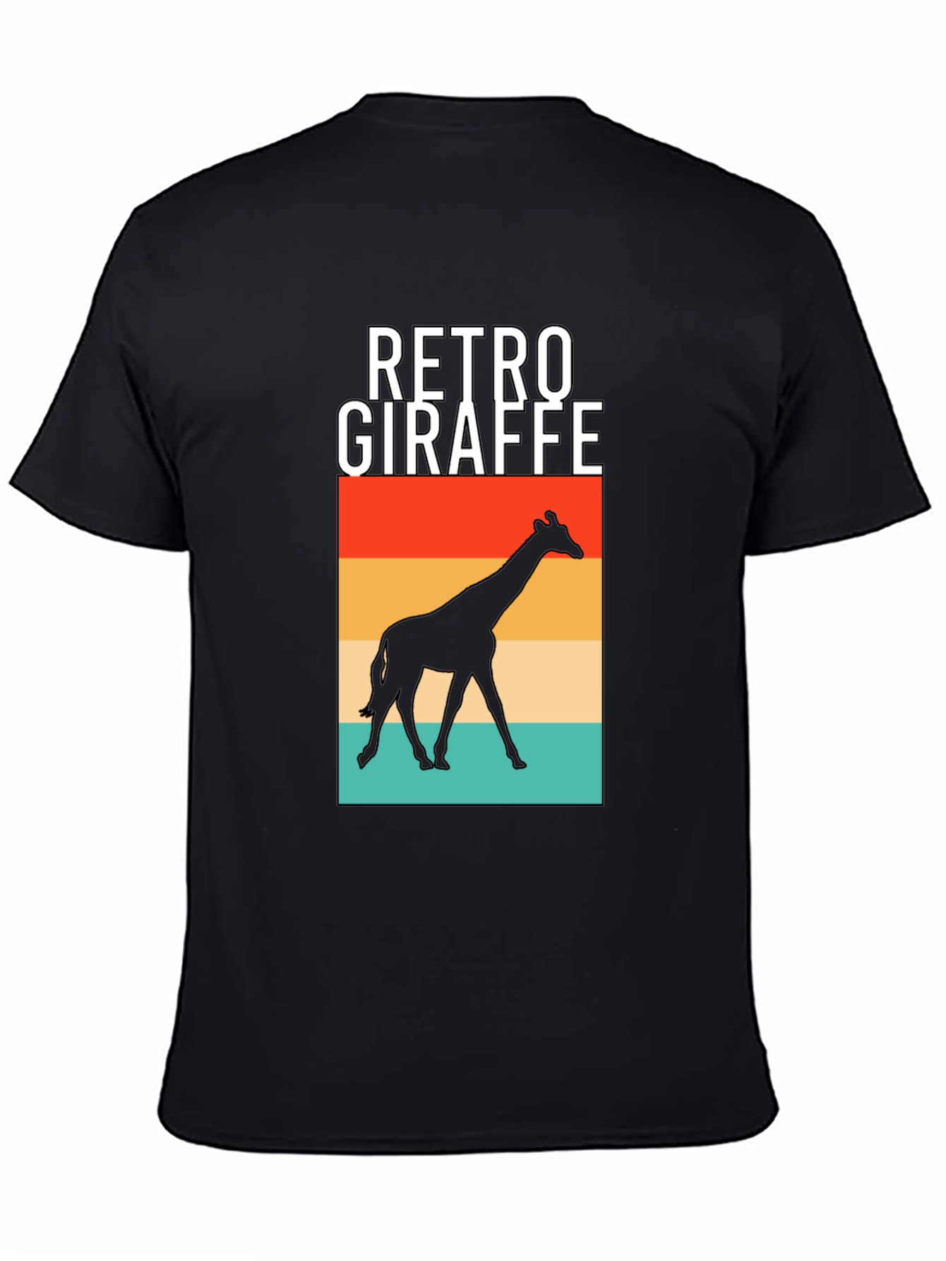 Retro Giraffe Graphic T-Shirt