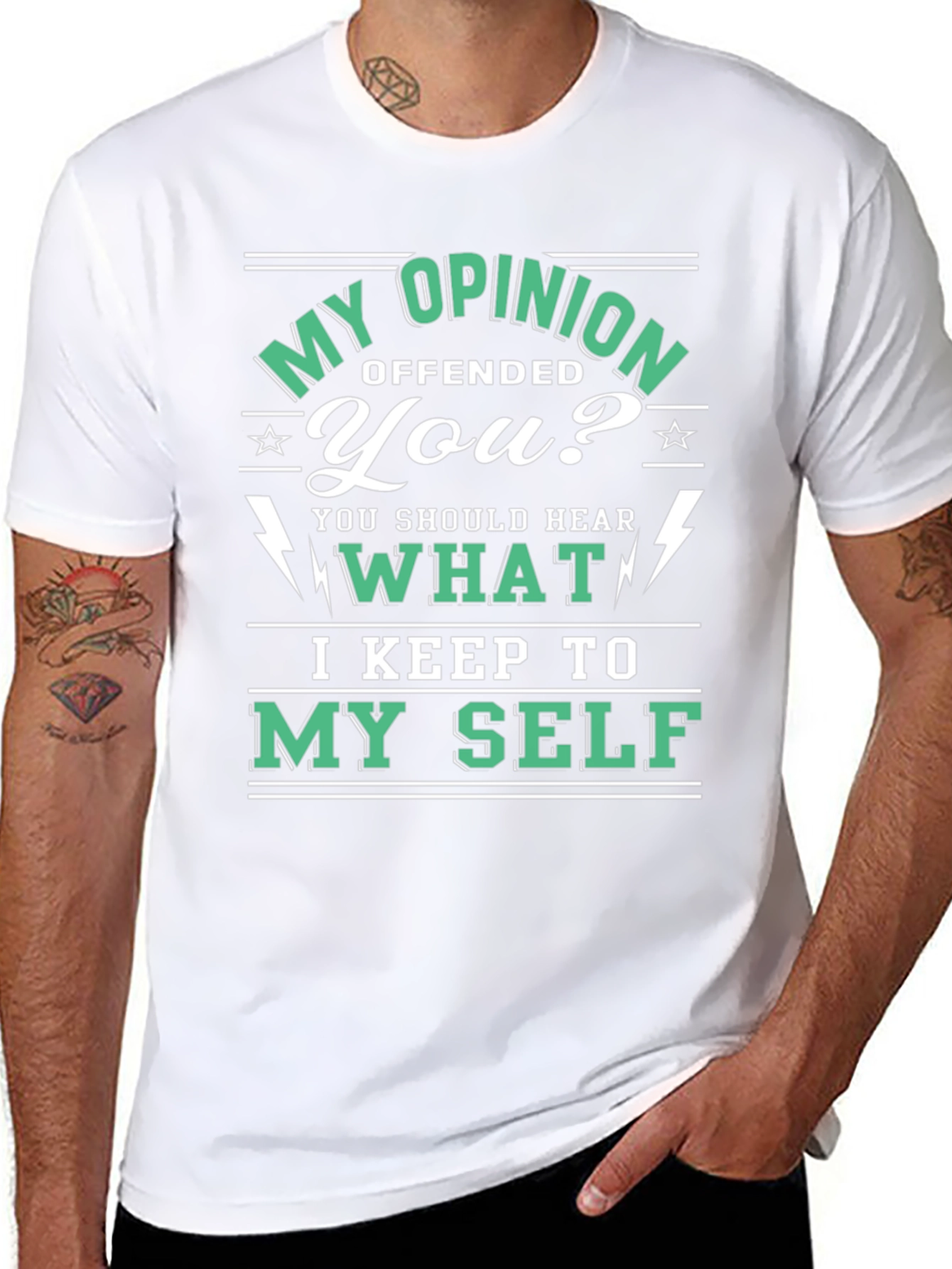 Opinionated Graphic T-Shirt - My Opinion Offended You?