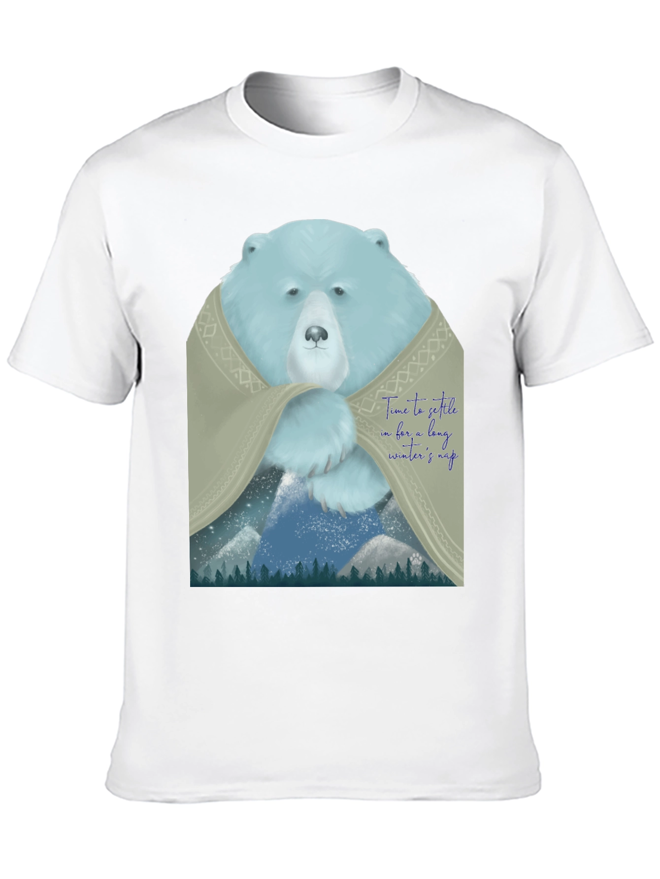 Bear Winter Nap Graphic Tee
