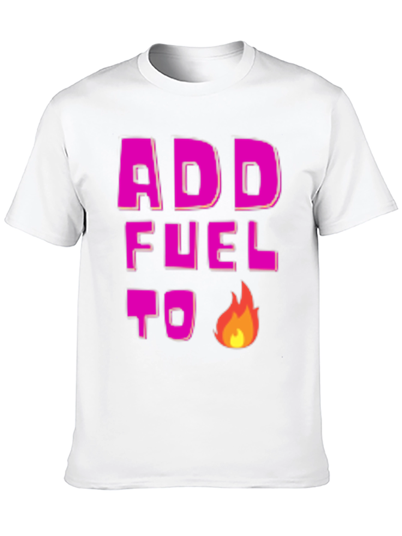 Add Fuel to the Fire Graphic Tee - Black