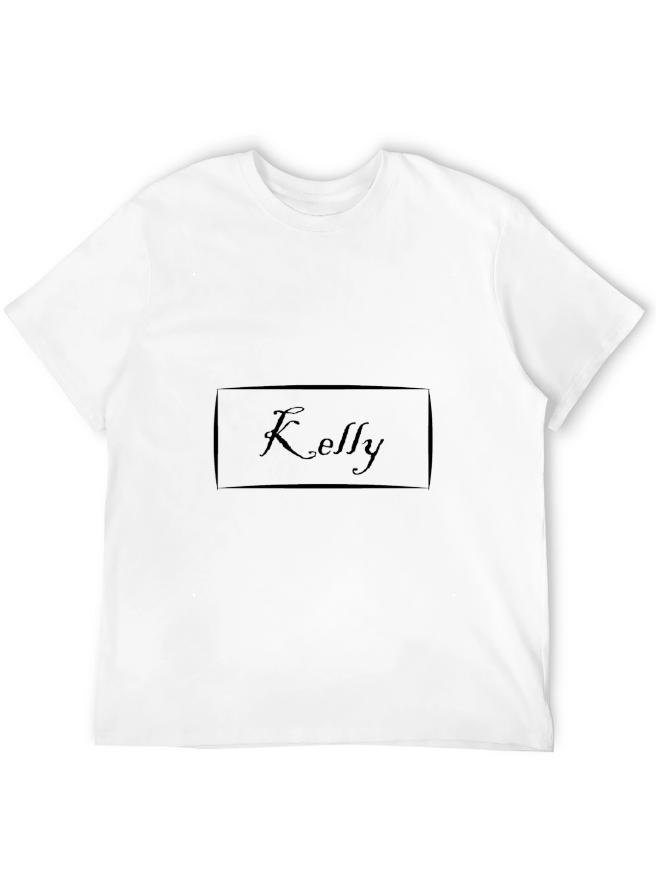 Kelly Graphic Tee - Classic Black Cotton T-Shirt
