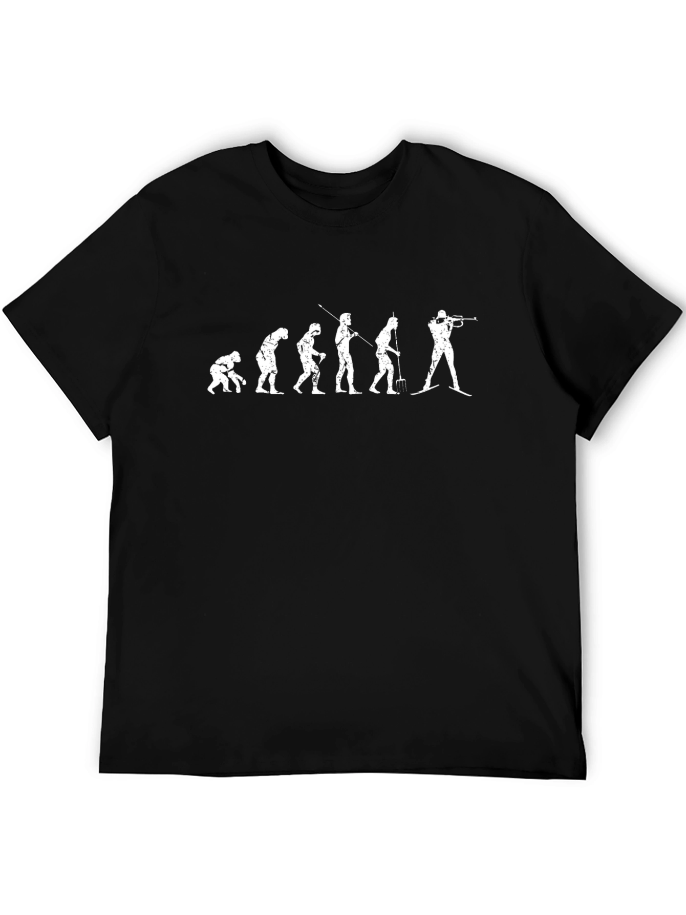 Biathlon Evolution T-Shirt - Funny Sports Tee