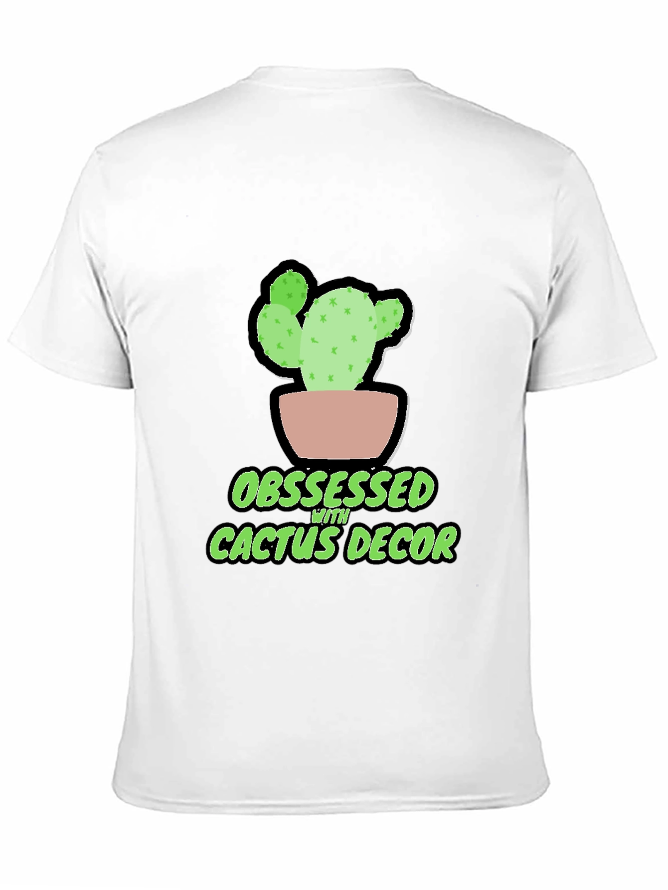 Obsessed with Cactus Decor Graphic Tee