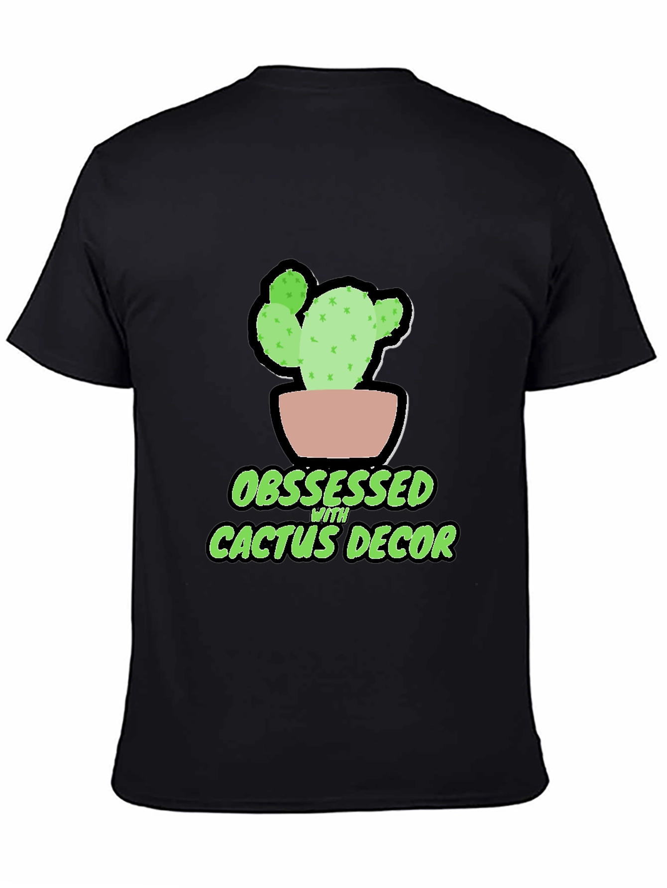 Obsessed with Cactus Decor Graphic Tee