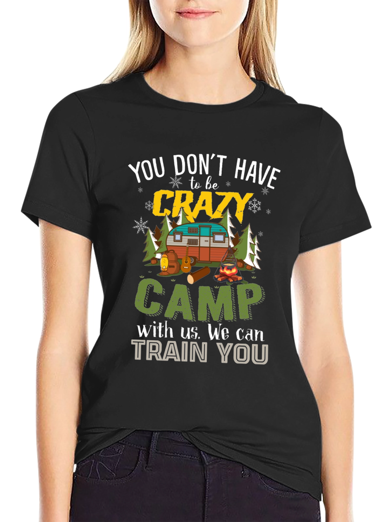 Crazy Camper Graphic T-Shirt
