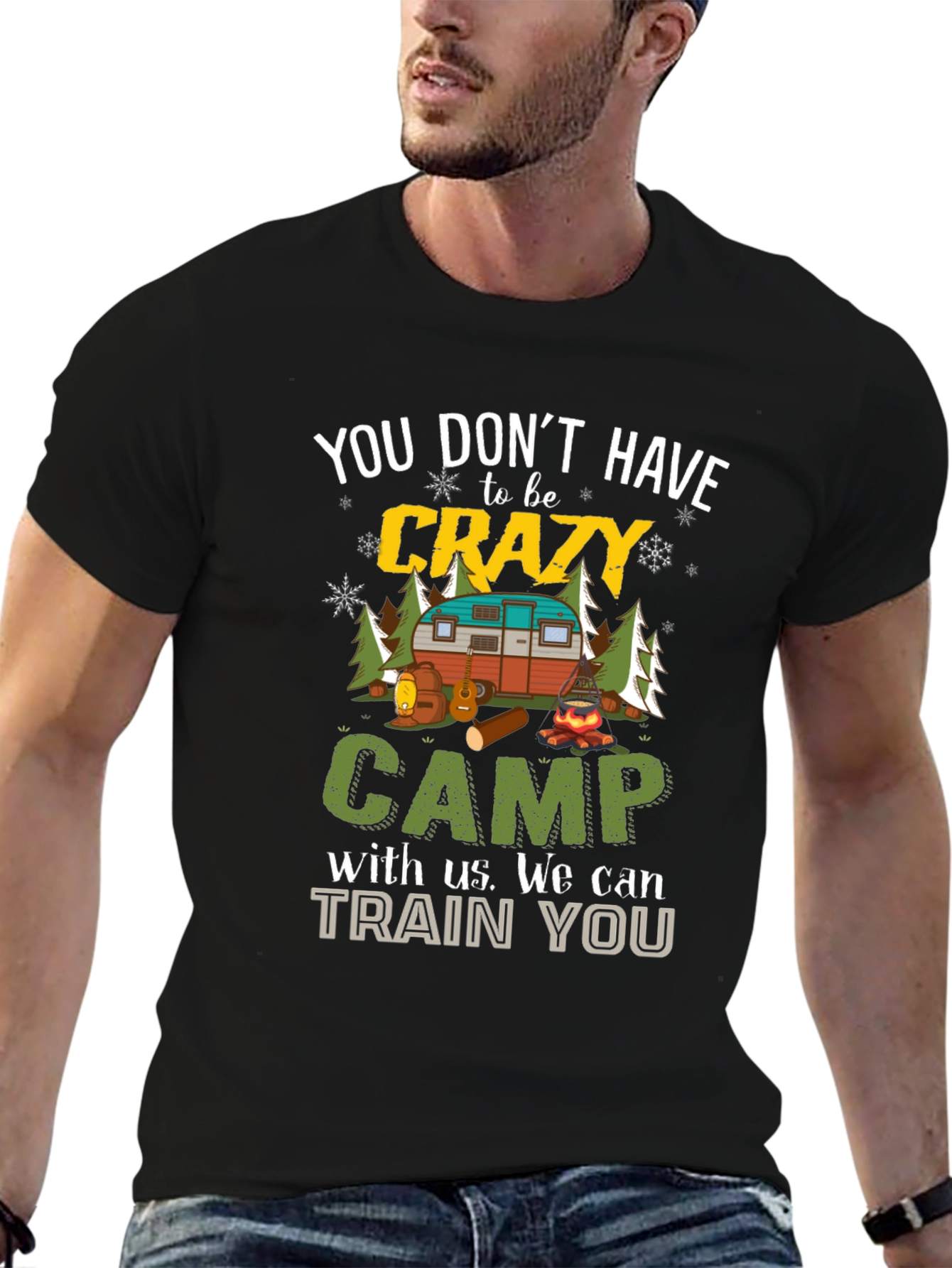 Crazy Camper Graphic T-Shirt