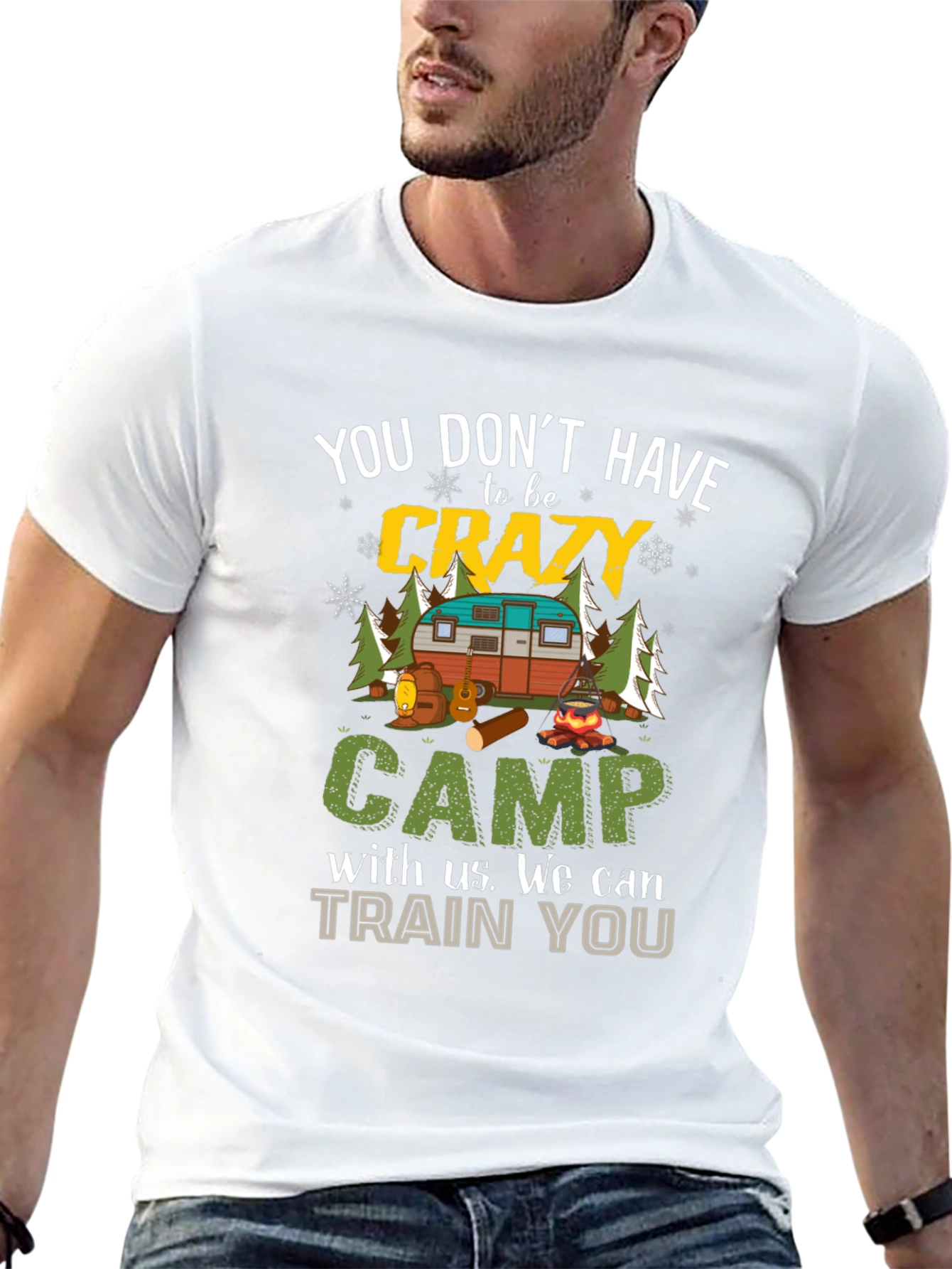 Crazy Camper Graphic T-Shirt