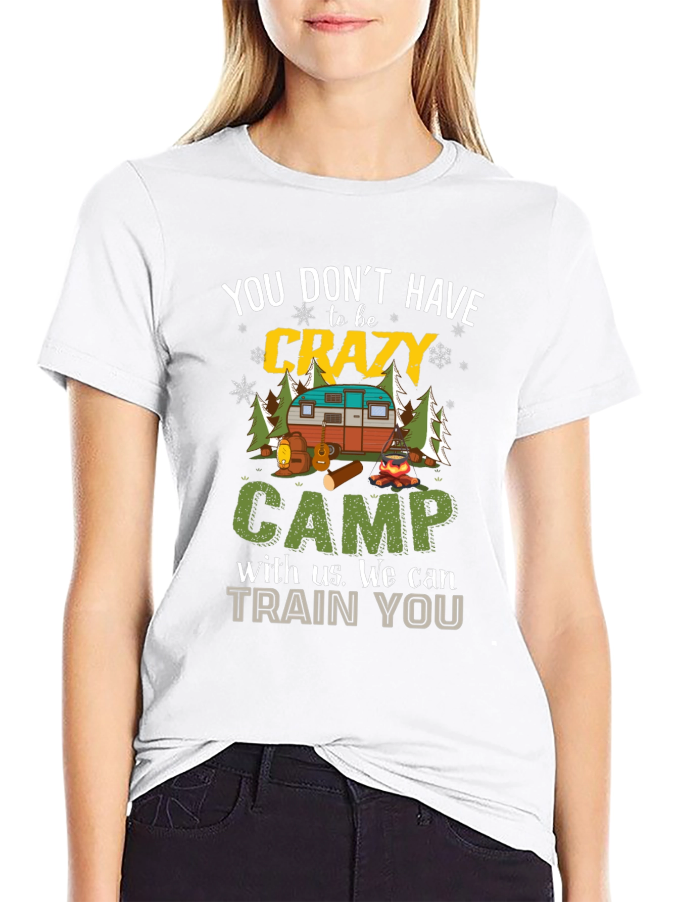 Crazy Camper Graphic T-Shirt
