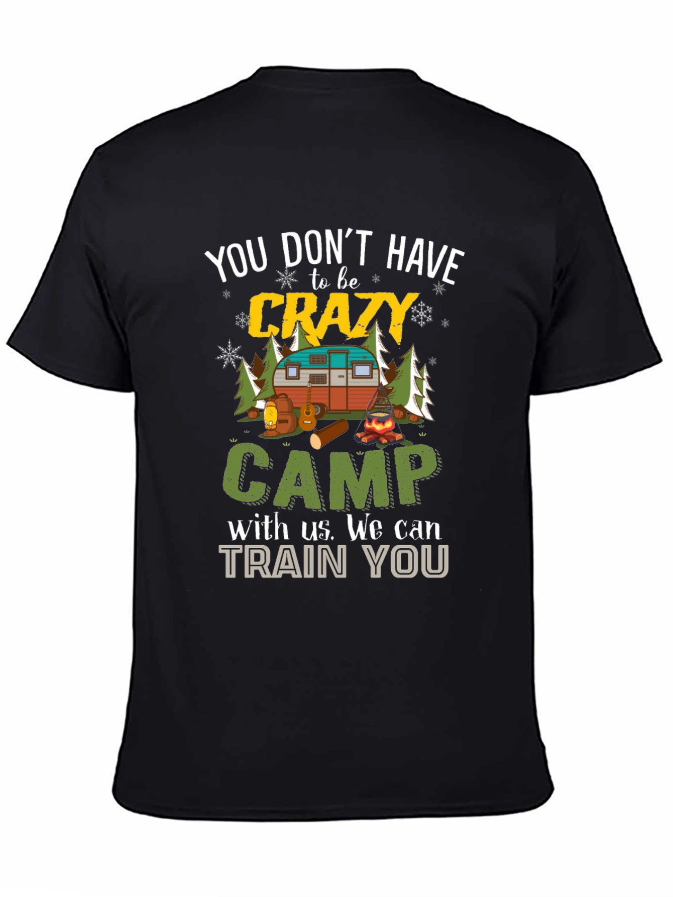 Crazy Camper Graphic T-Shirt