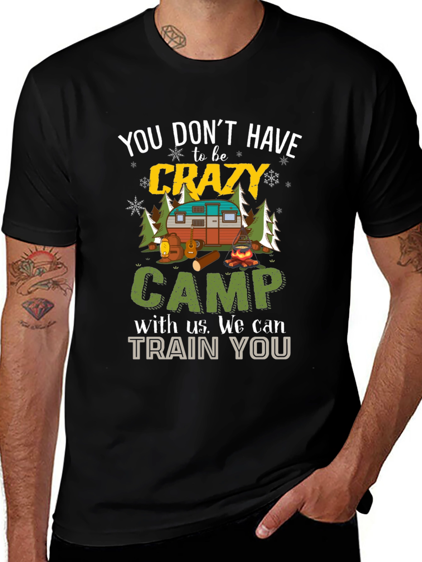 Crazy Camper Graphic T-Shirt